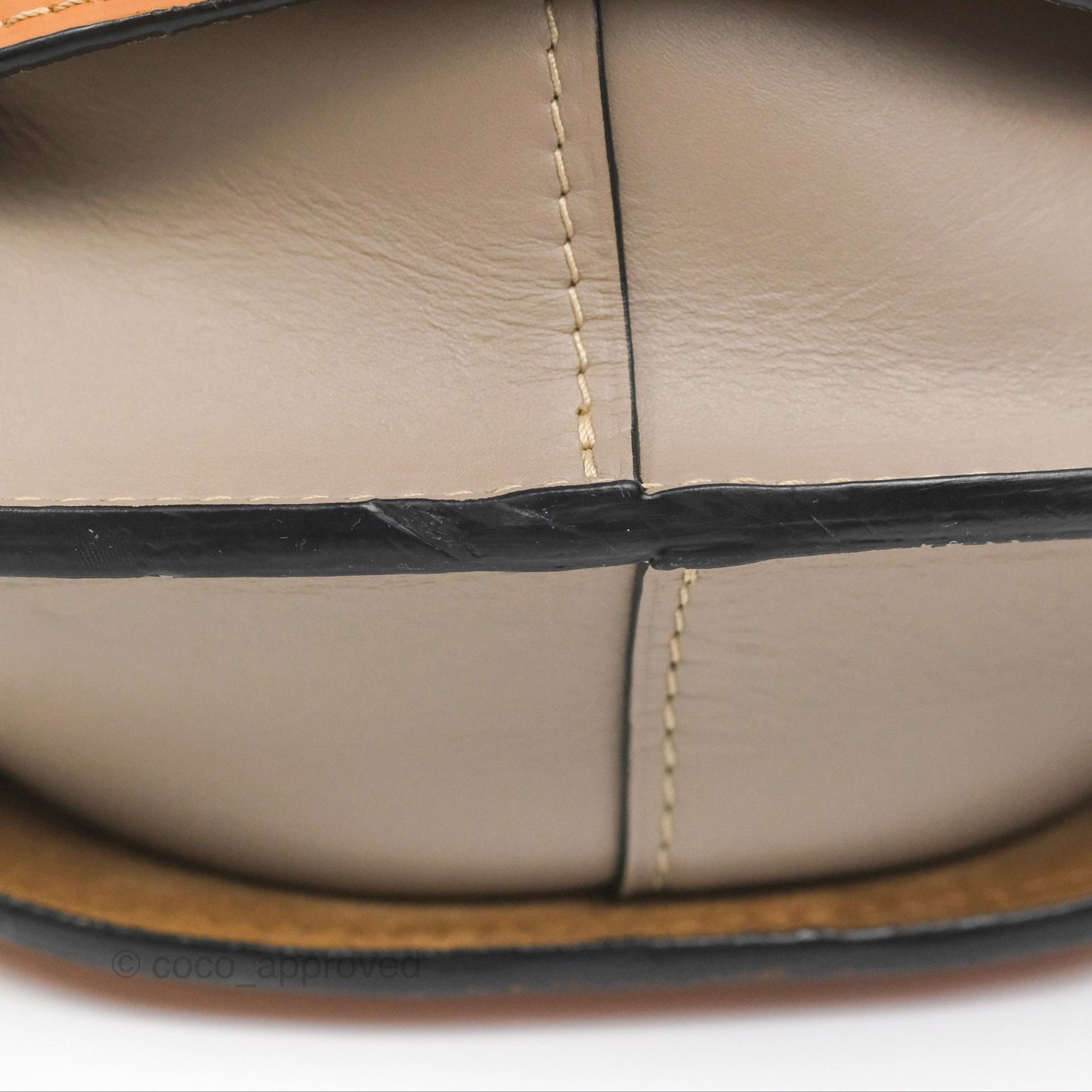 Loewe Small Gate Bag Smooth Calfskin Amber/Light Grey/Rust