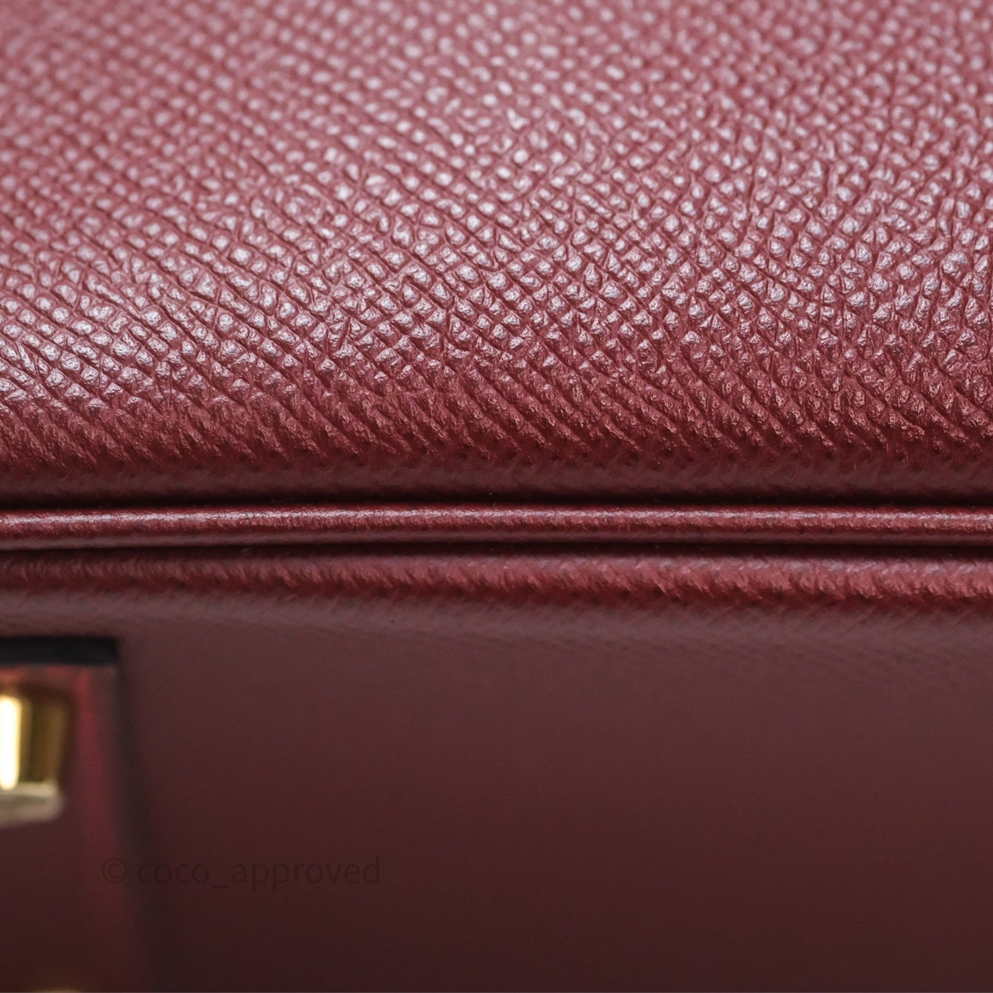 Hermès Birkin 30 Retourne Rouge H 55 Epsom Gold Hardware