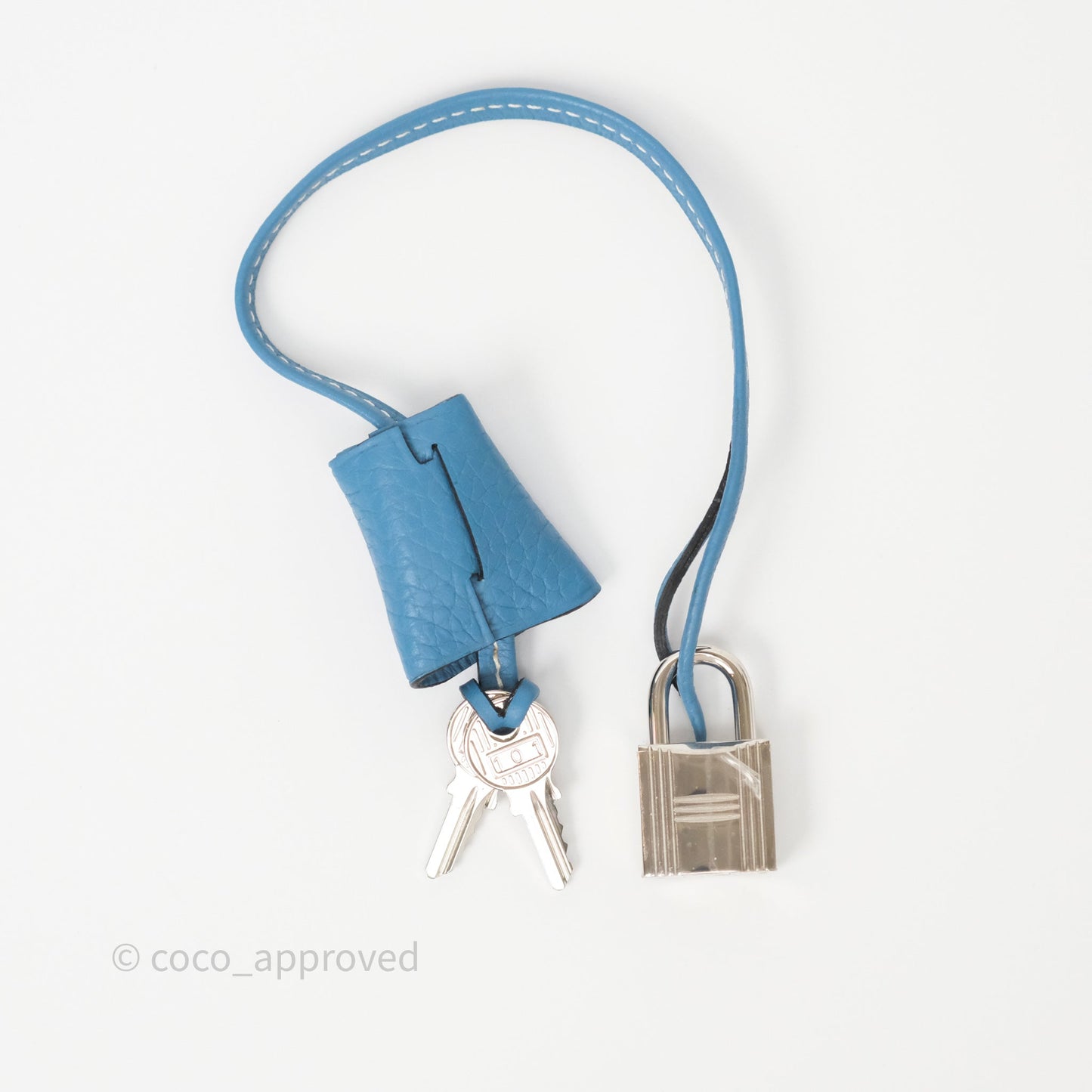 Hermes Victoria II 35 Bag Blue Jean 75 Clemence Palladium Hardware