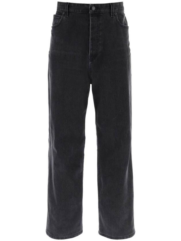 Luxury Balenciaga Washed Skiwear Jeans Grey