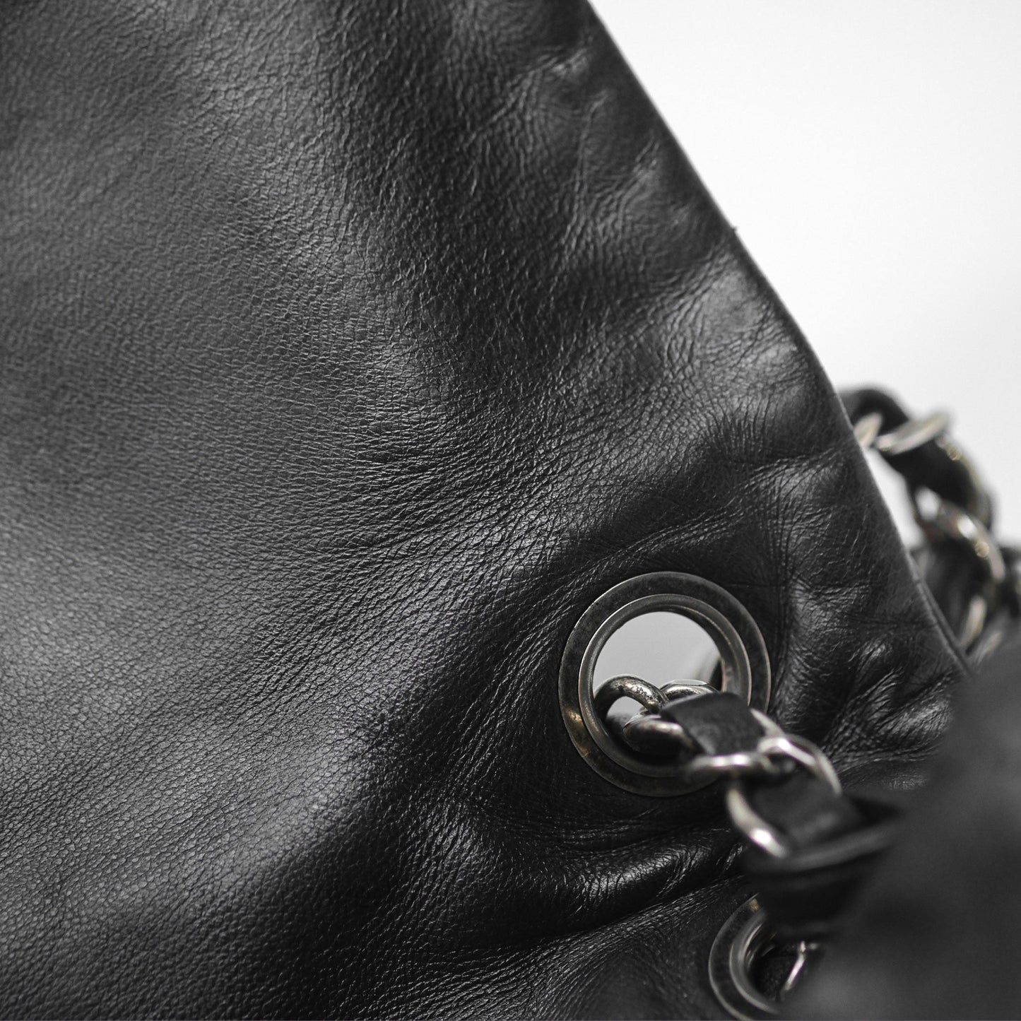 Chanel Embroidered Butterfly Flap Black Lambskin Ruthenium Hardware
