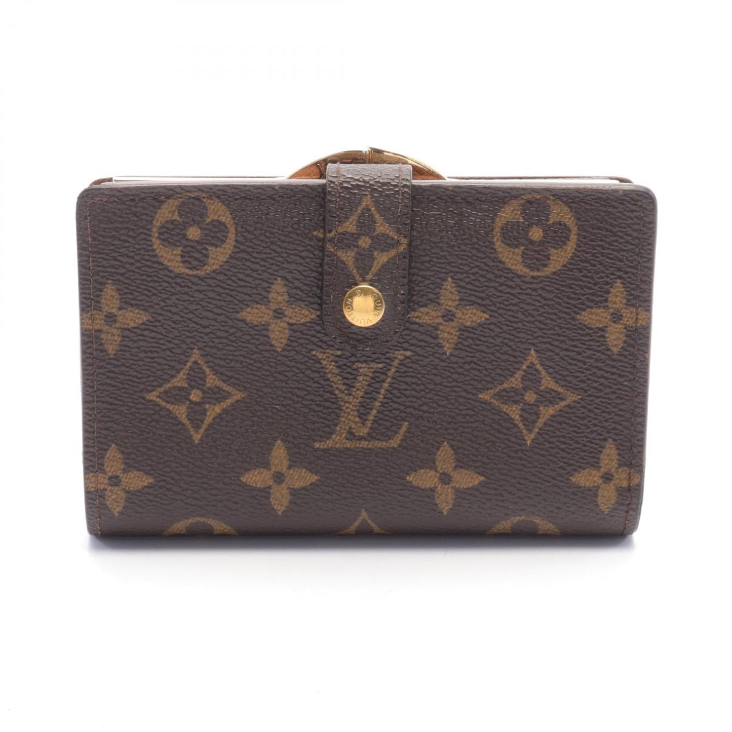 Louis Vuitton  Monogram Viennois Wallet Canvas Short Wallet M61663 in New Condition