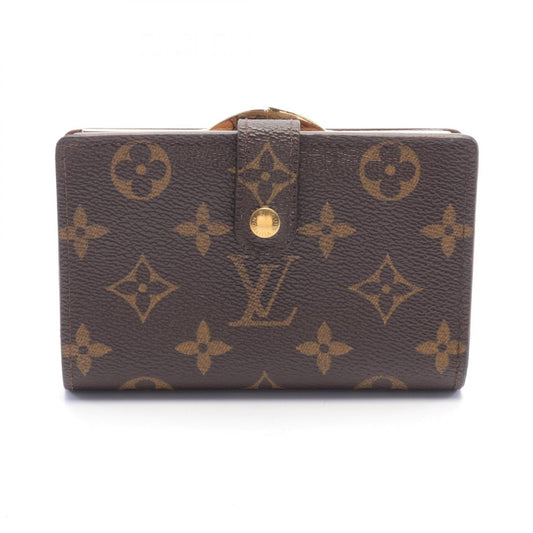 Louis Vuitton  Monogram Viennois Wallet Canvas Short Wallet M61663 in New Condition