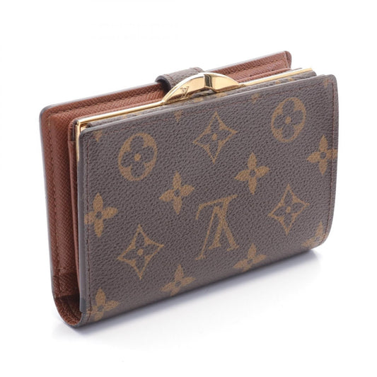 Louis Vuitton  Monogram Viennois Wallet Canvas Short Wallet M61663 in New Condition