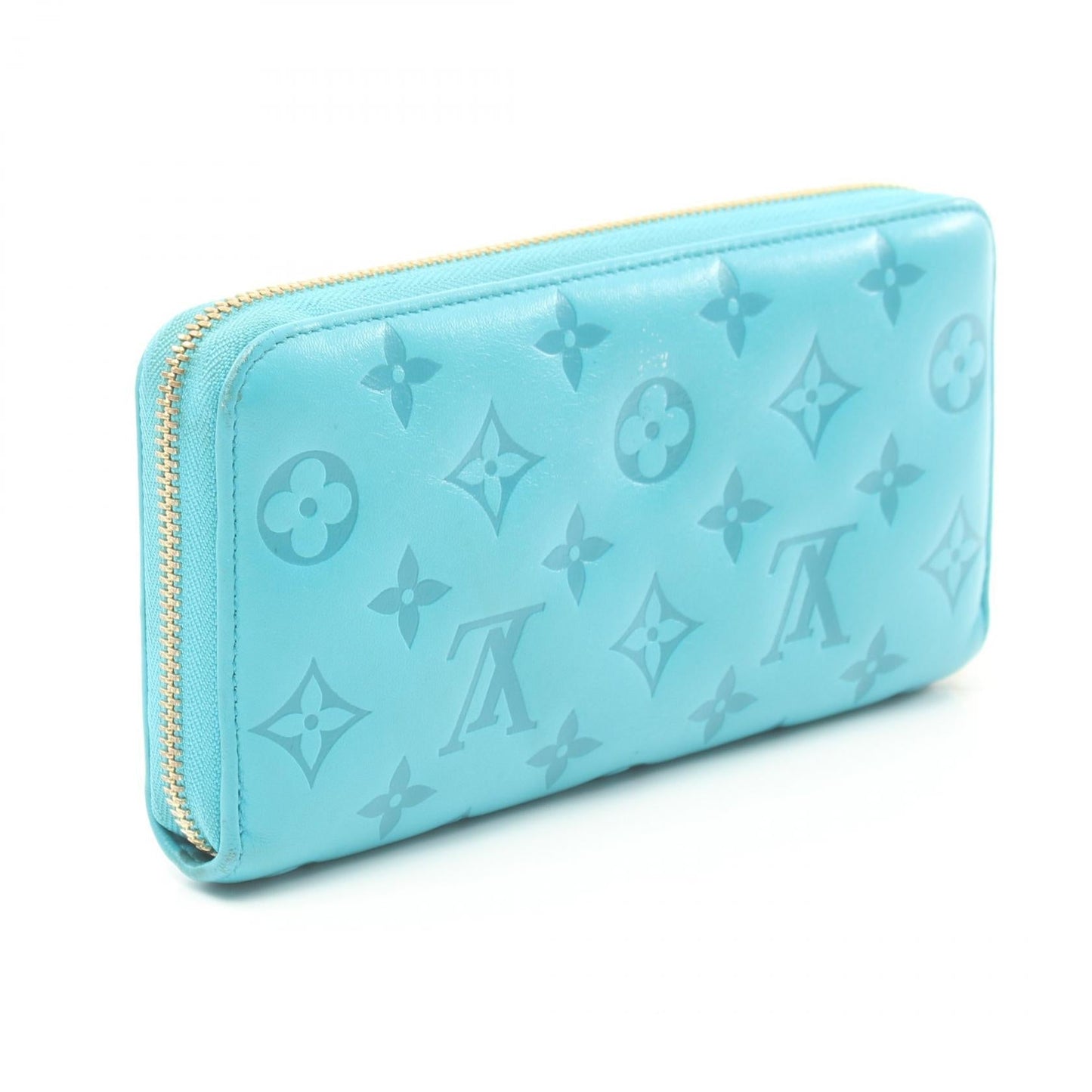 Louis Vuitton Monogram Embossed Leather Zippy Wallet