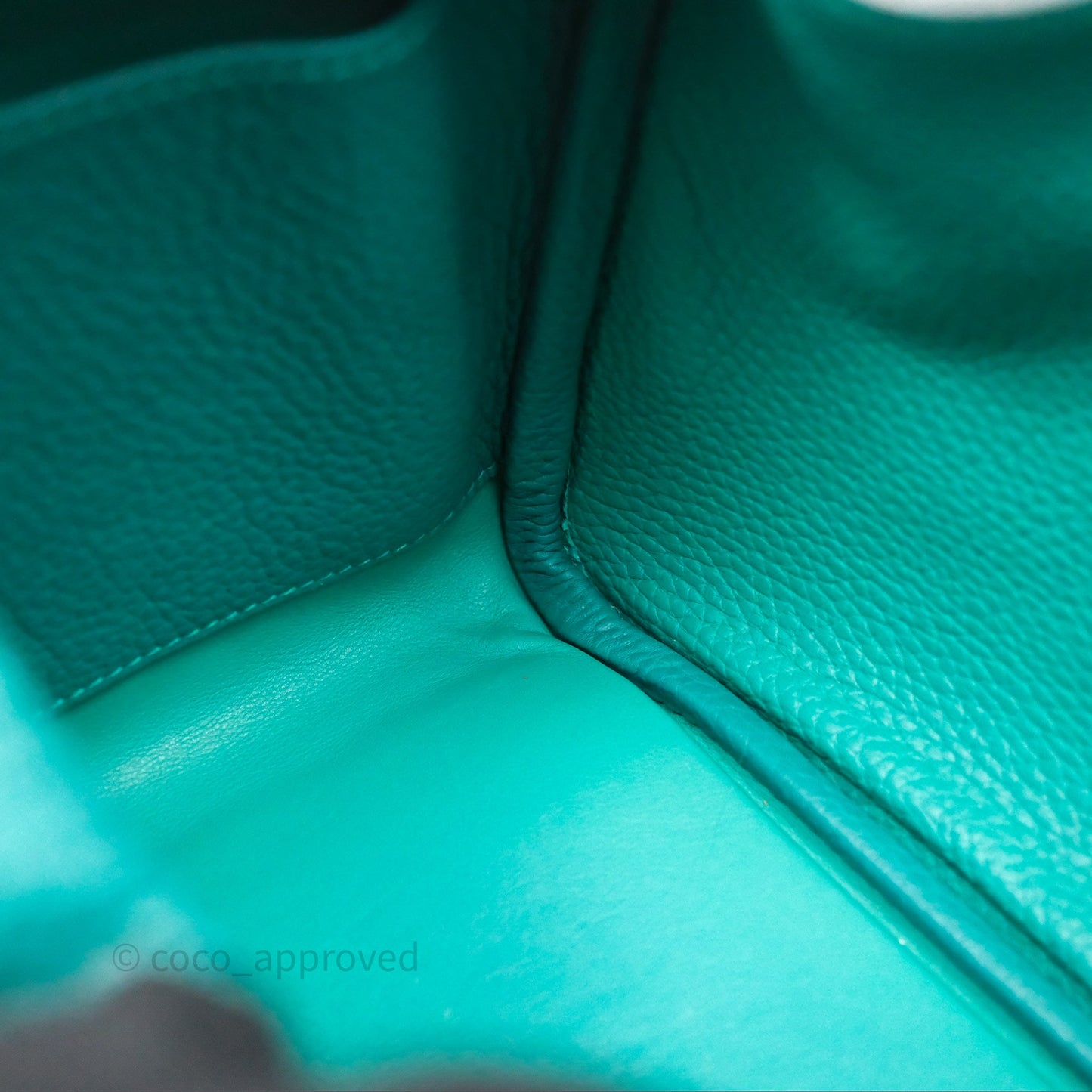 Hermès Lindy 26 Vert Verone U1 Clemence Palladium Hardware