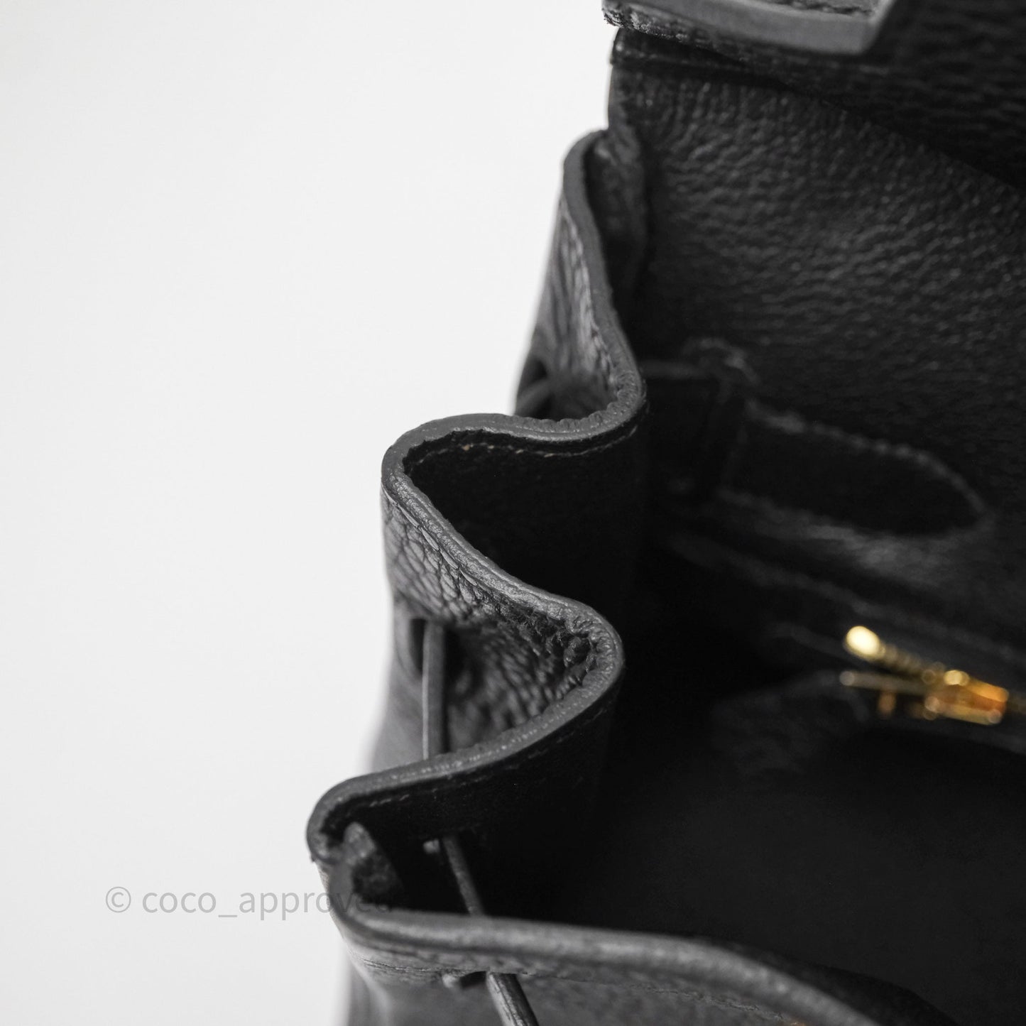 Hermès Birkin 30 Black Noir 89 Clemence Gold Hardware