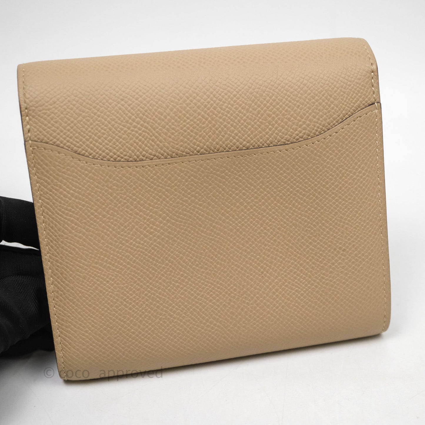 Hermès Constance Short Wallet Trench Epsom Gold Hardware