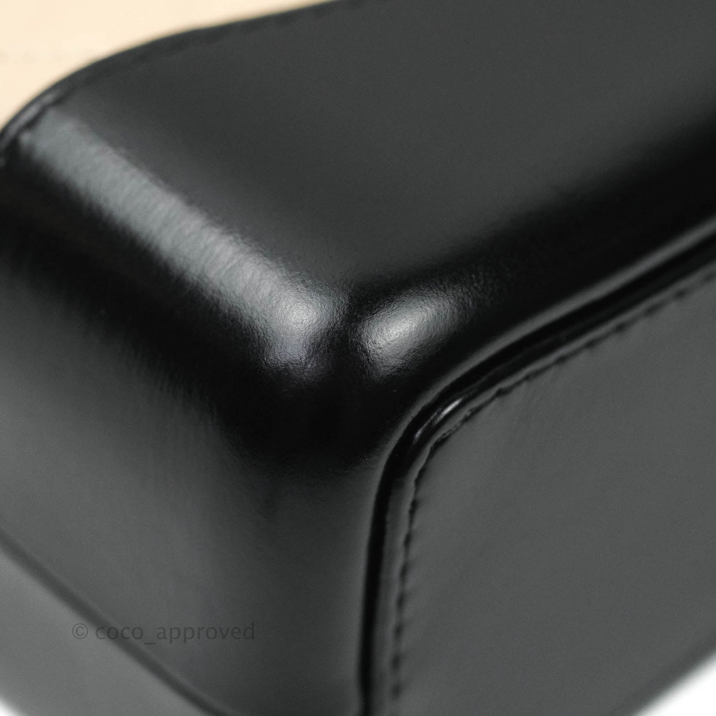 Chanel Gabrielle Backpack Black Aged Calfskin Small Beige Black