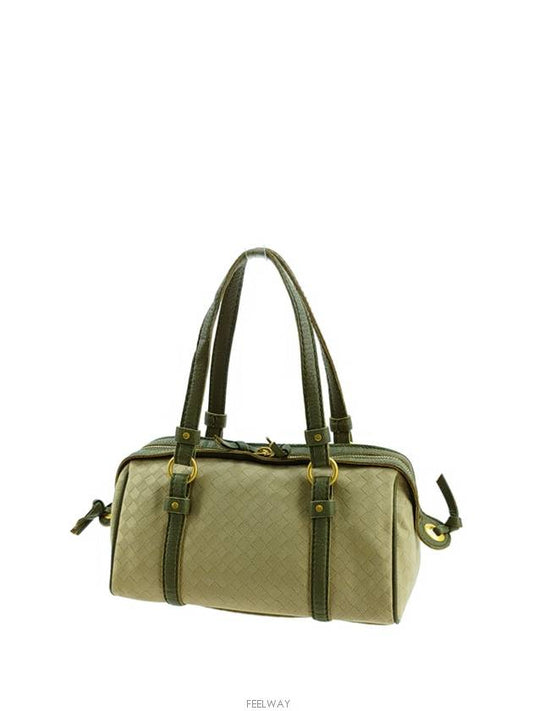 Luxury Bottega Veneta Canvas Vintage Mini Tote Bag