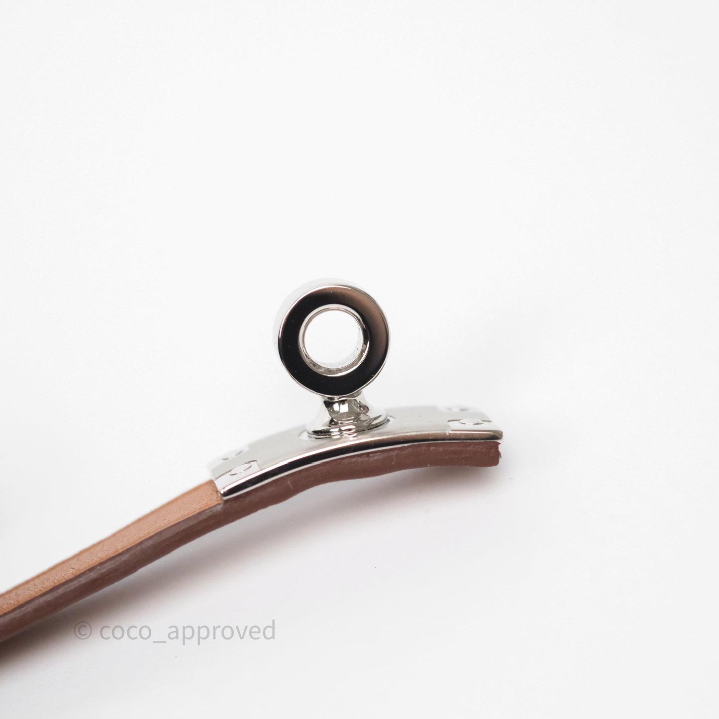 Hermès Kelly Glove Clip Gold Swift Palladium Hardware