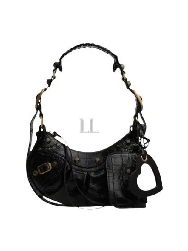 Luxury Balenciaga Le Cagole XS Shoulder Bag Black