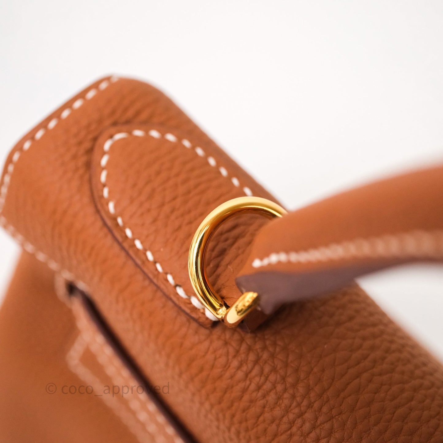 Hermes Kelly 28 Gold Togo Gold Hardware