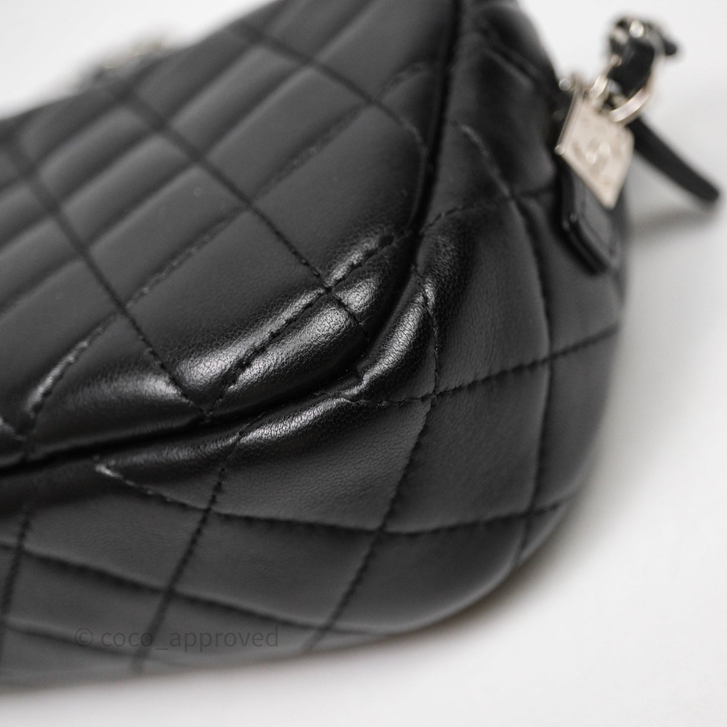 Chanel Camera Case Bag Lambskin Silver Hardware