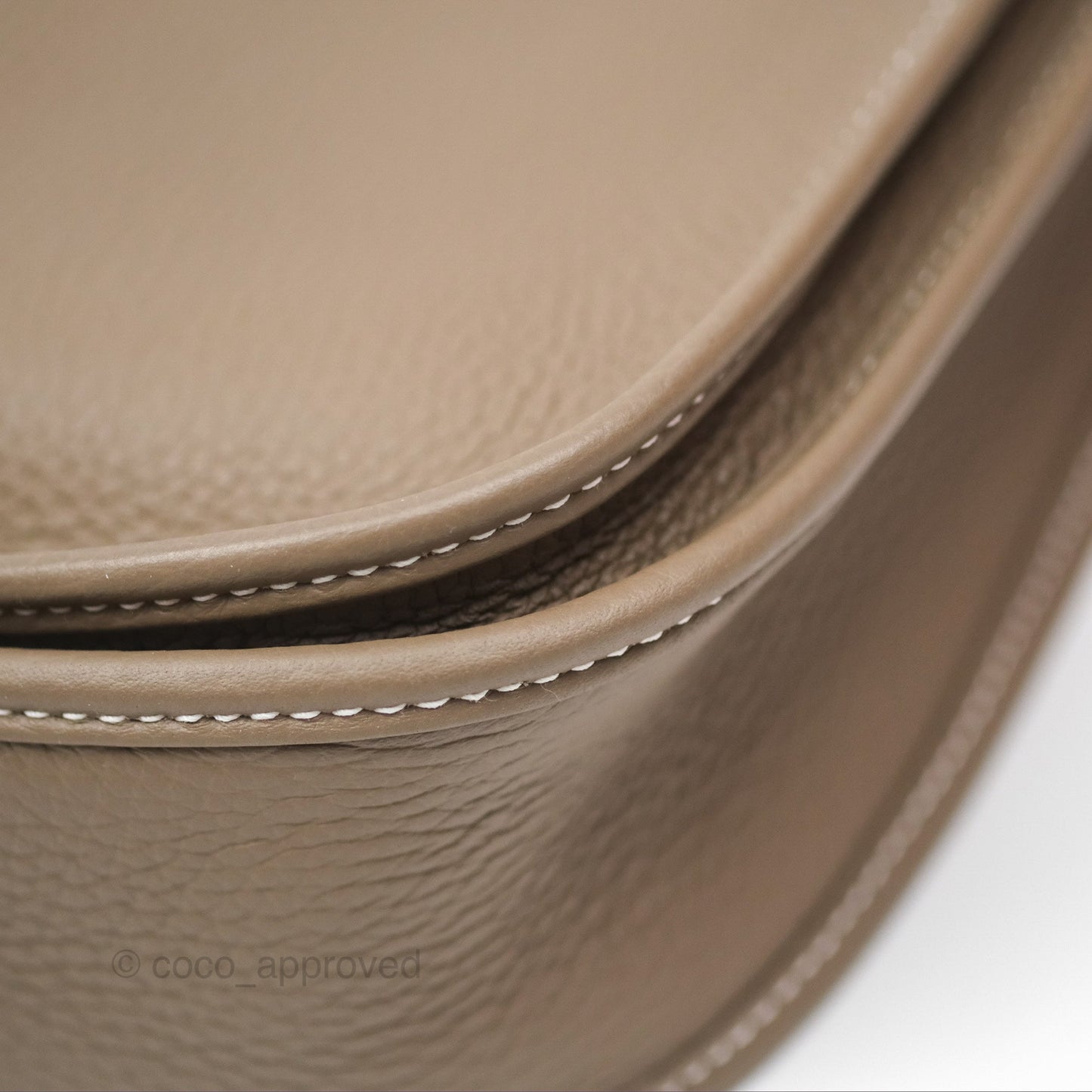 Hermes Evelyne III 29 Etoupe 18 Taurillon Clemence Palladium Hardware