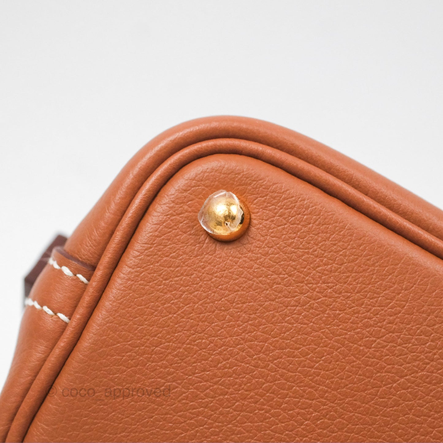 Hermès Bolide Mini 1923 Gold Evercolor Gold Hardware