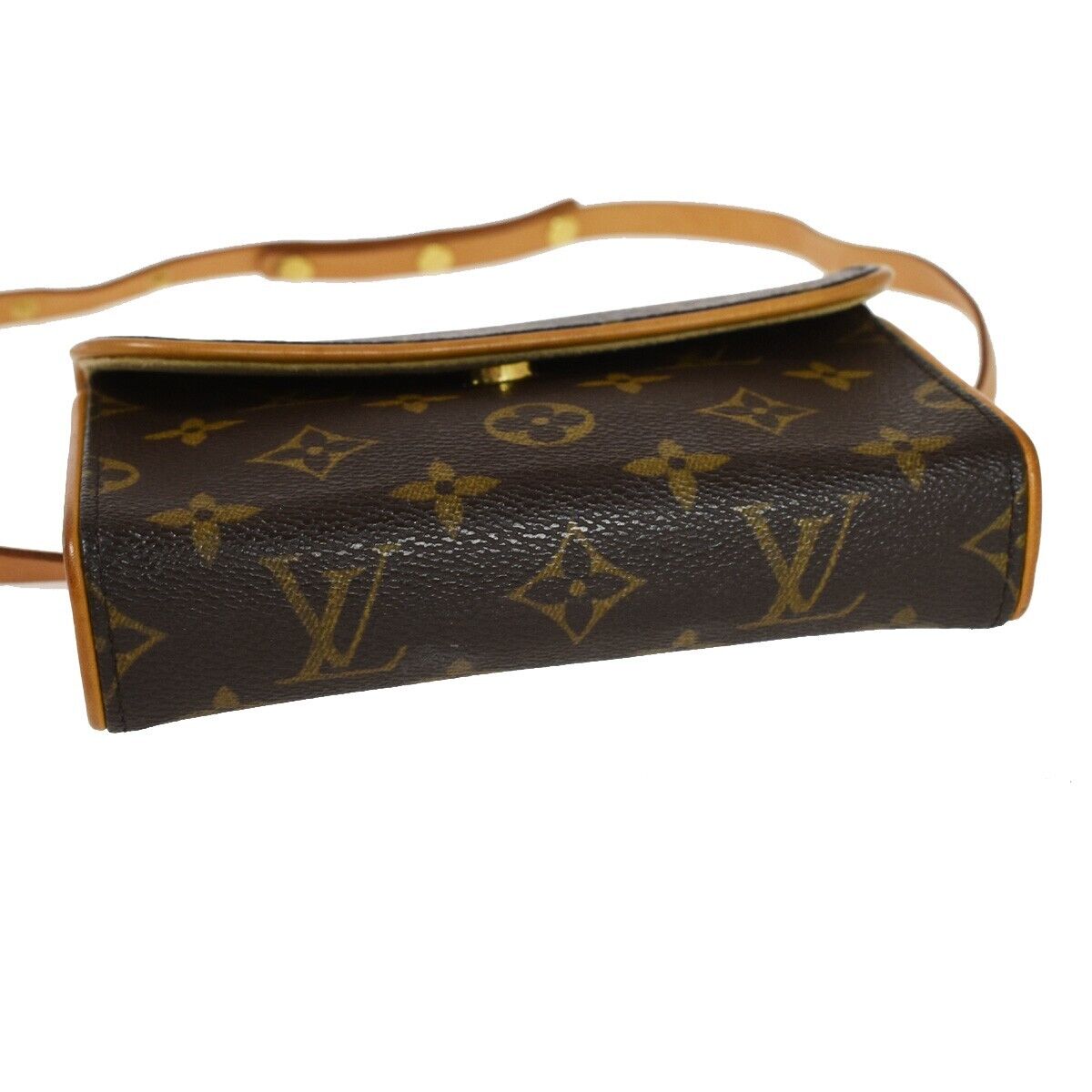 Louis Vuitton Pochette Florentine  Canvas Clutch Bag ()
