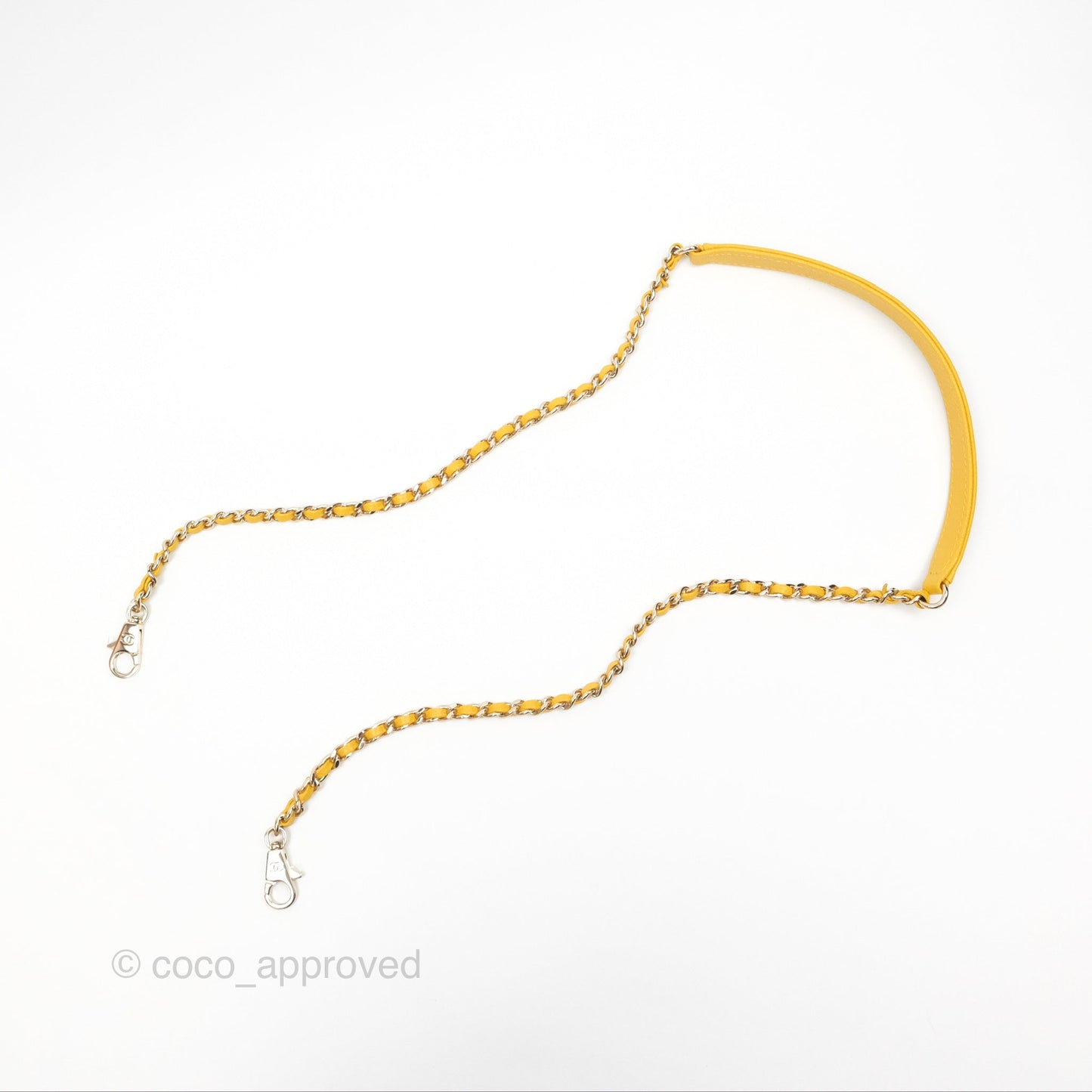 Chanel Small Coco Handle Mustard Yellow Caviar Gold Hardware
