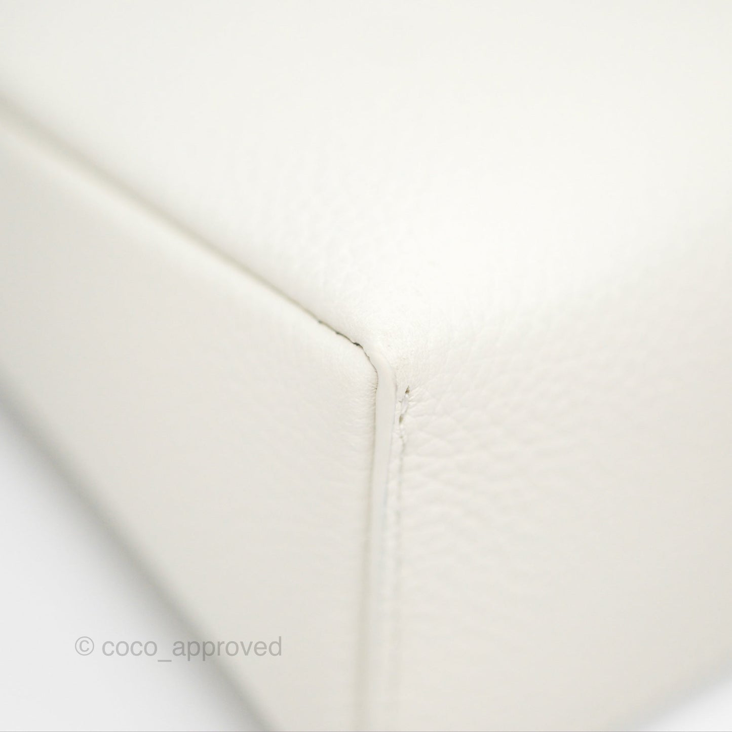 Loro Piana Extra Pocket L19 White Grained Calfskin