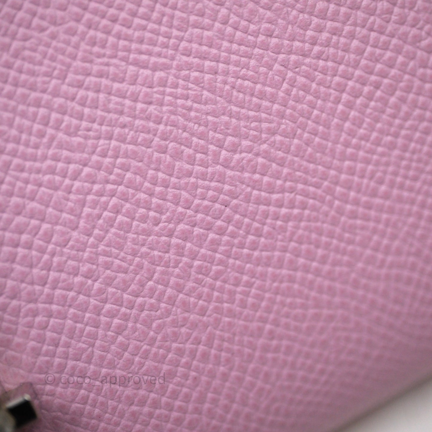 Hermès Constance To Go Wallet Mauve Sylvestre X9 Epsom Palladium hardware
