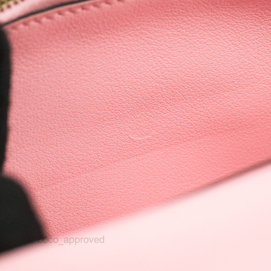 Hermes Swift Mini Convoyeur Craie Rose Sakura