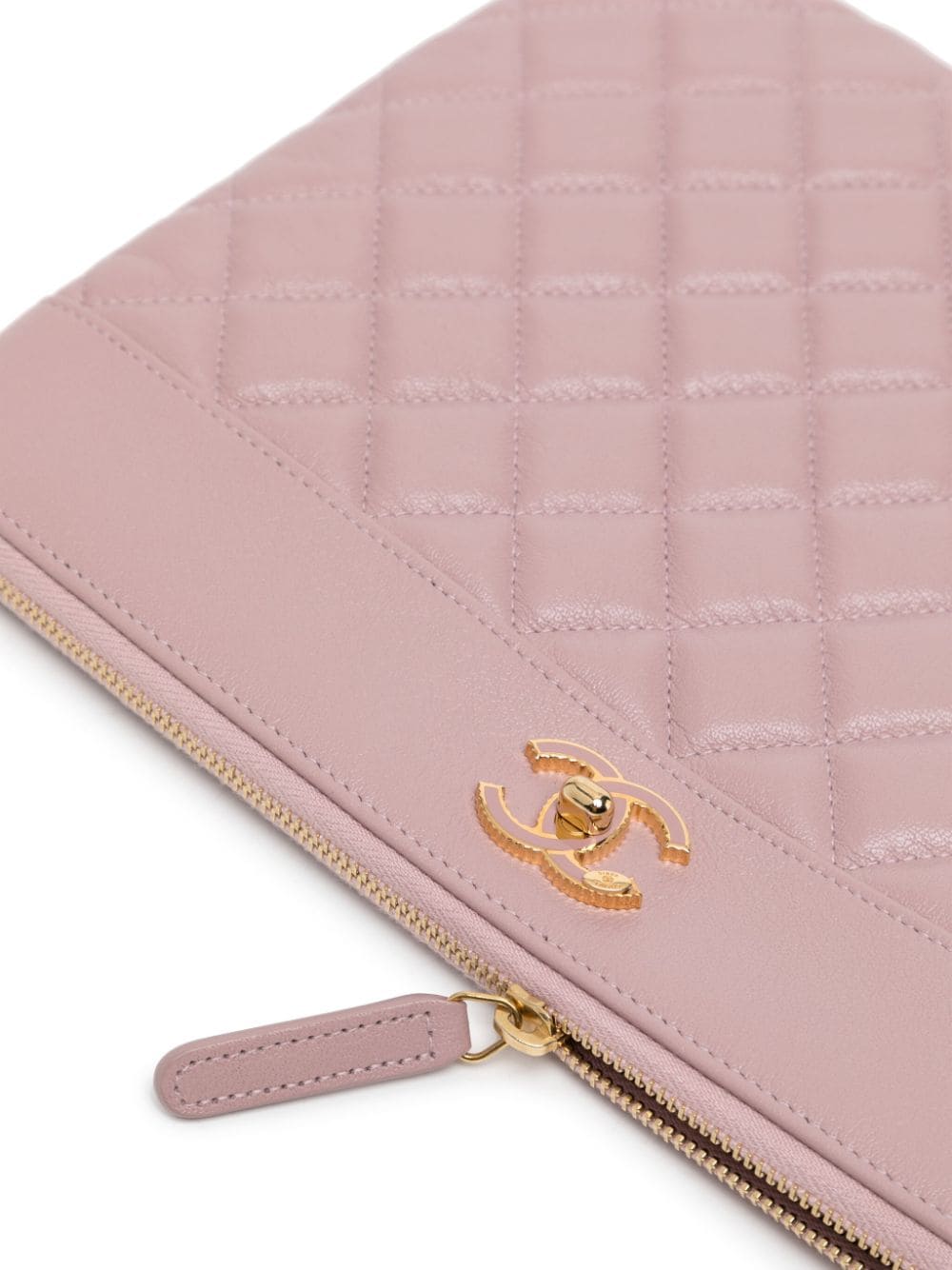 CHANEL CC Quilted clutch bag