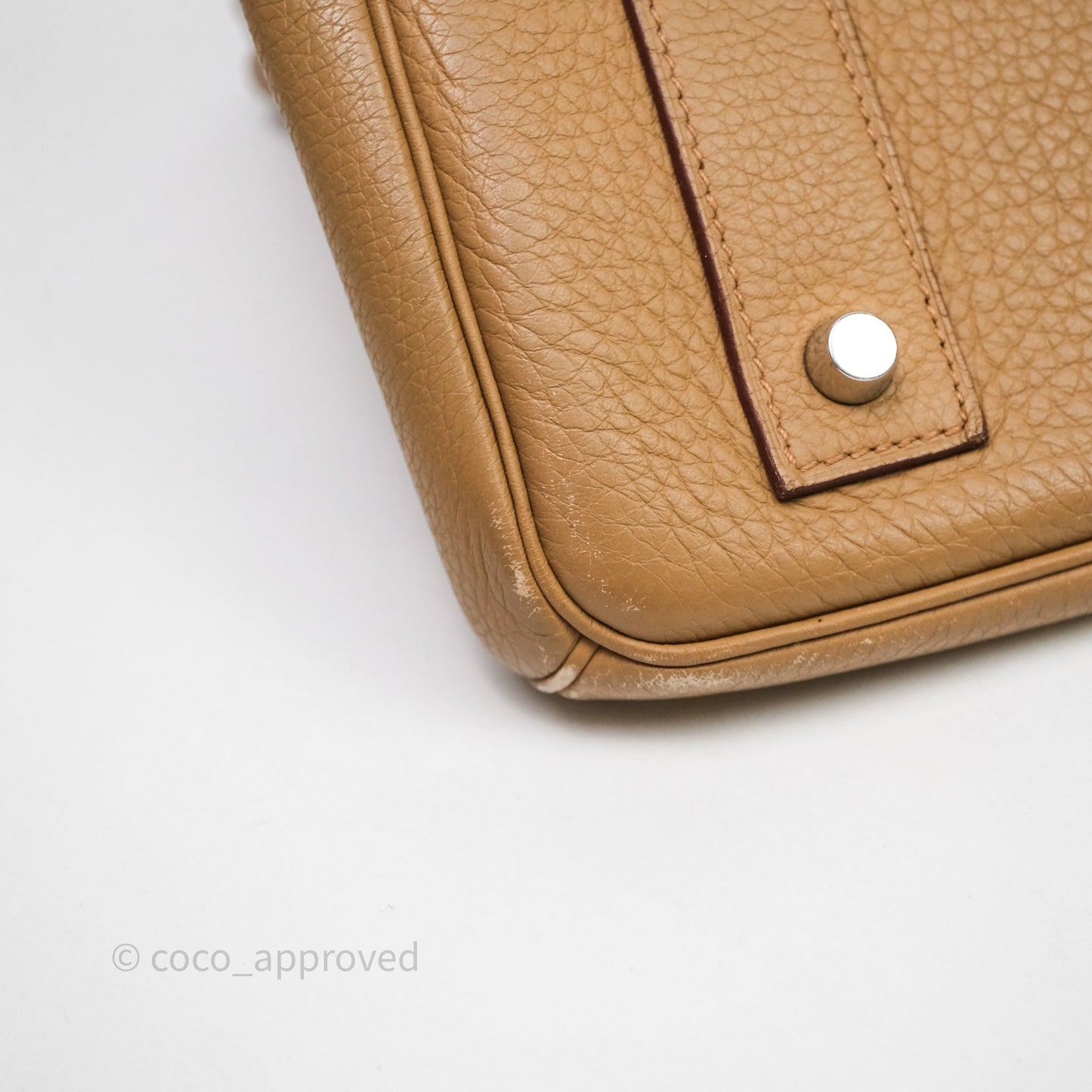 Hermès Birkin JPG Shoulder Bag 42 Tabac Camel 24 Palladium Hardware