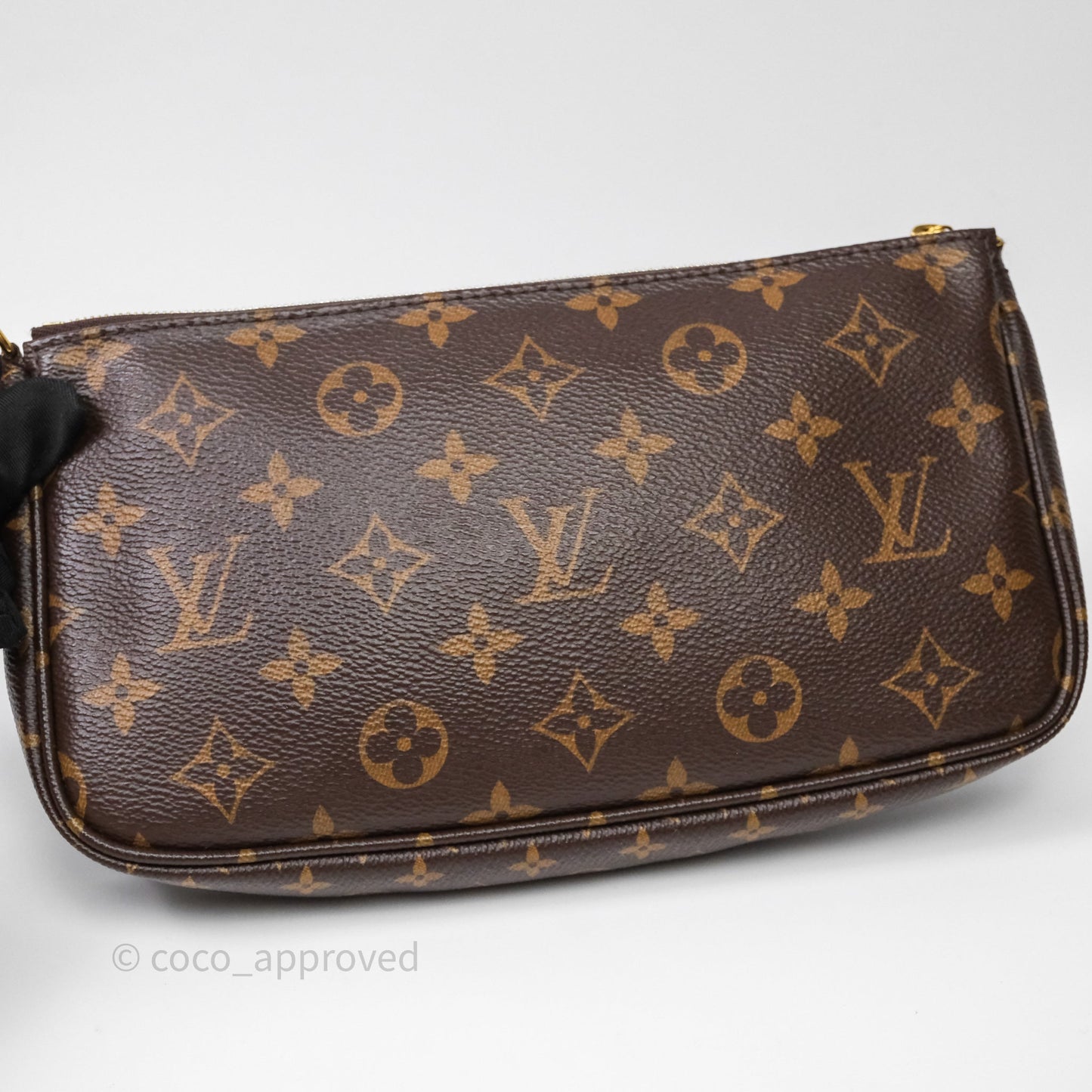 Louis Vuitton Multi Pochette Accessories Khaki Monogram Canvas