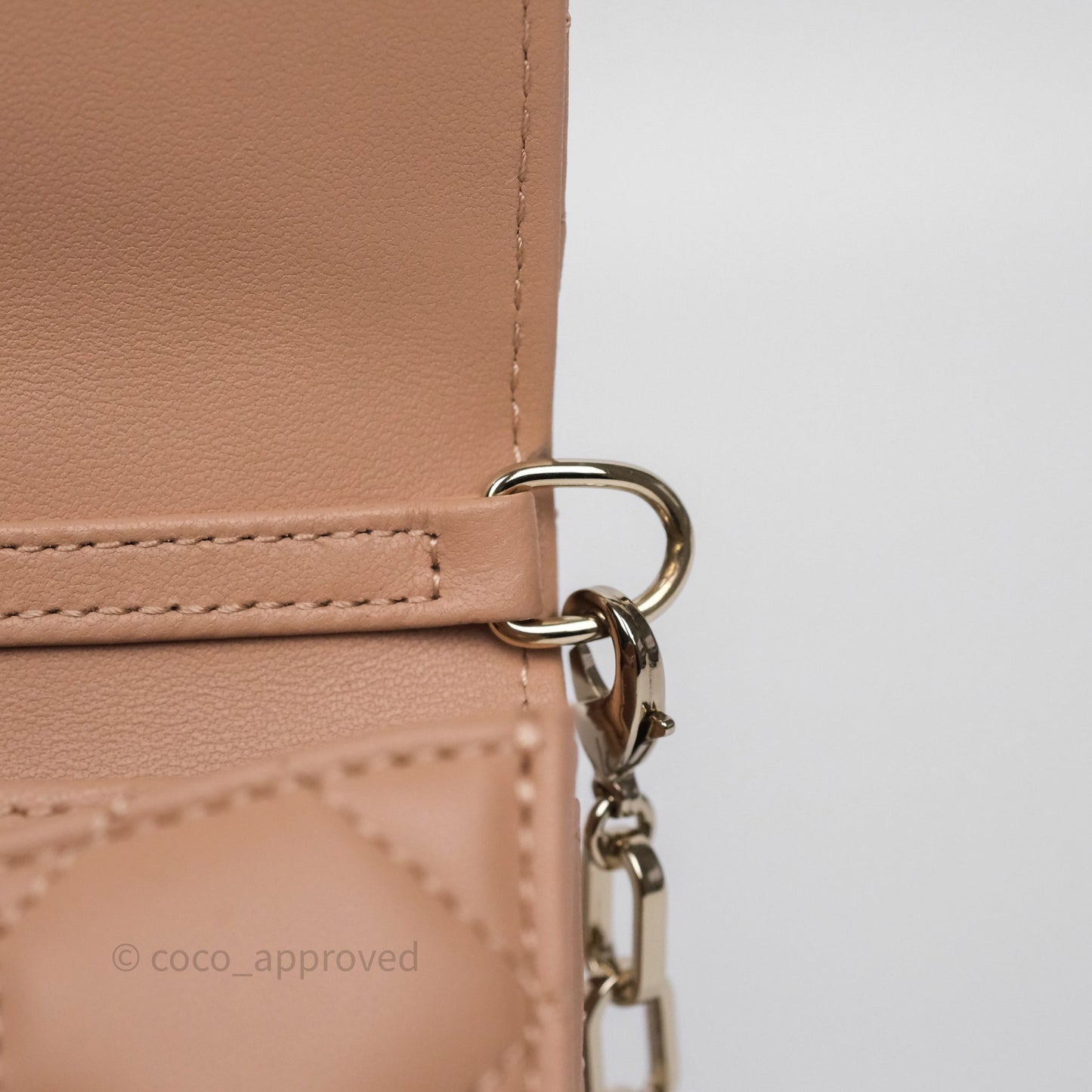 Dior My Dior Mini Bag Rose des Vents Cannage Lambskin