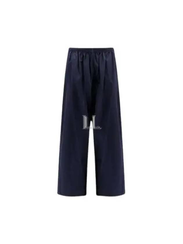 Luxury Balenciaga Cotton Straight Pants Blue