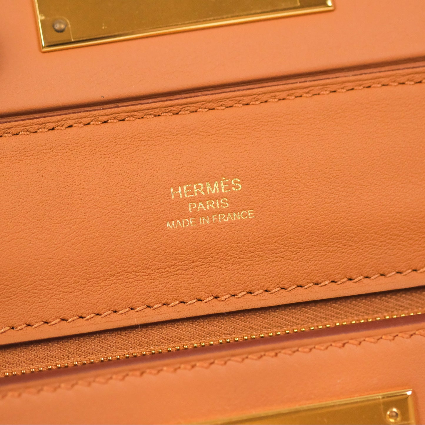 Hermès 24/24 21 Mini Gold Evercolor/Swift Gold Hardware