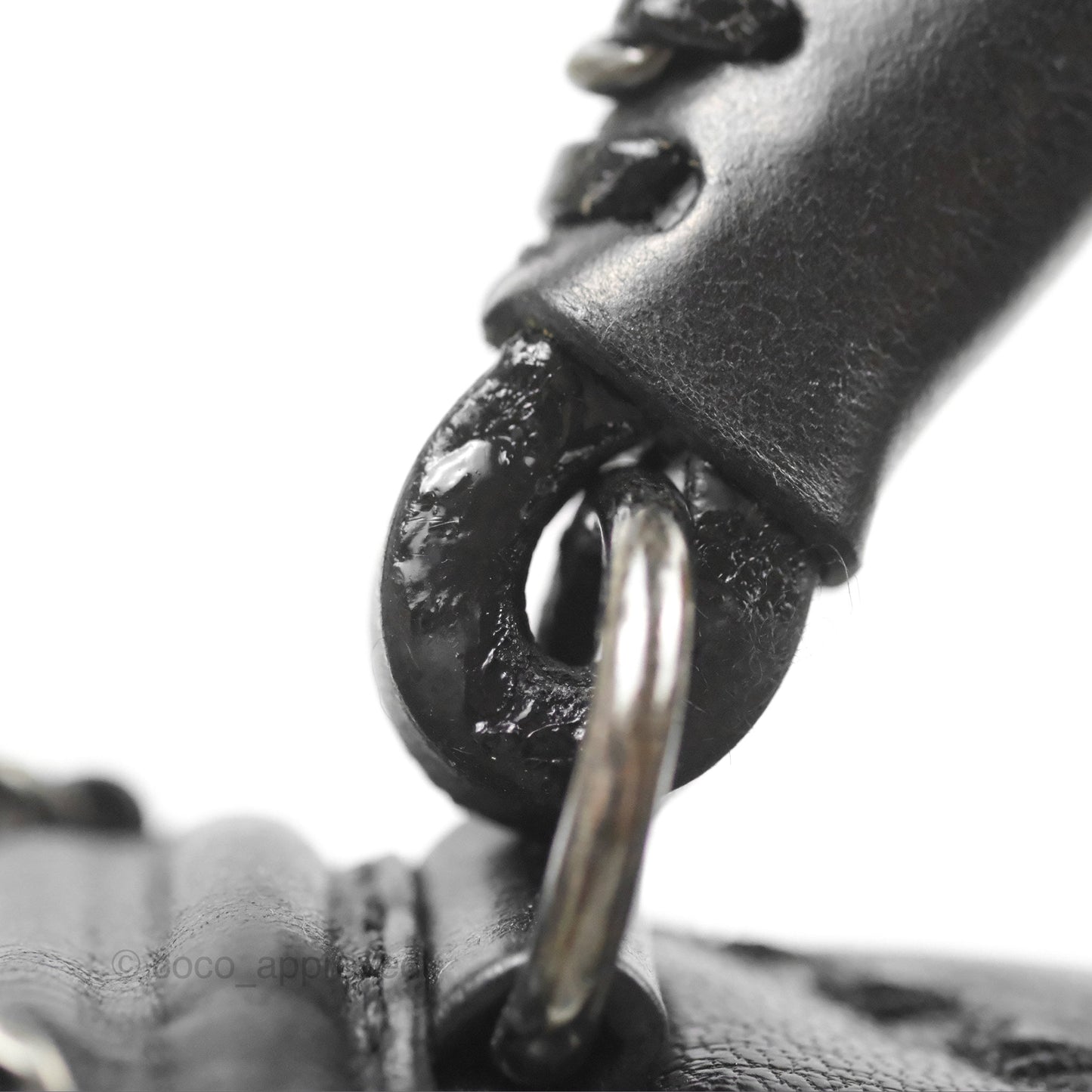 Chanel Small Chain Around Top Handle Boy Black Calfskin Ruthenium Hardware
