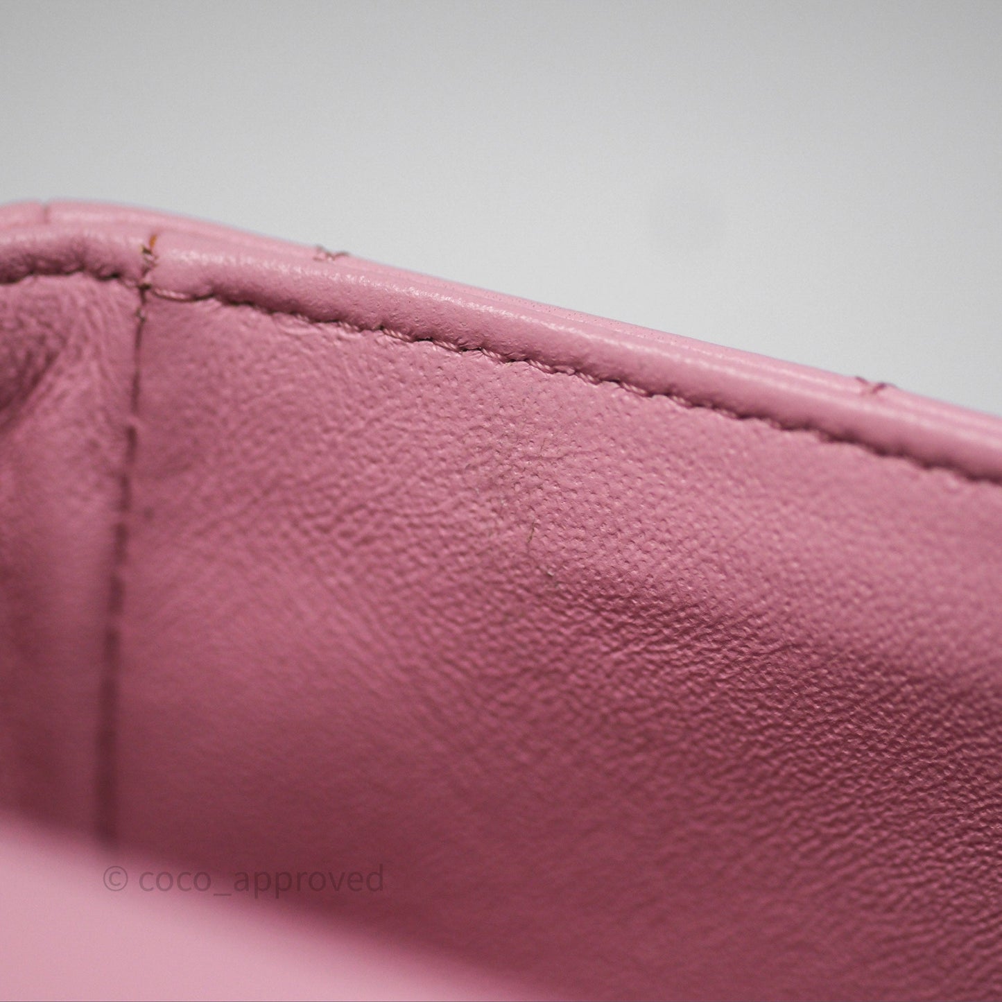 Chanel Quilted Mini Rectangular Flap Pink Lambskin Gold Hardware