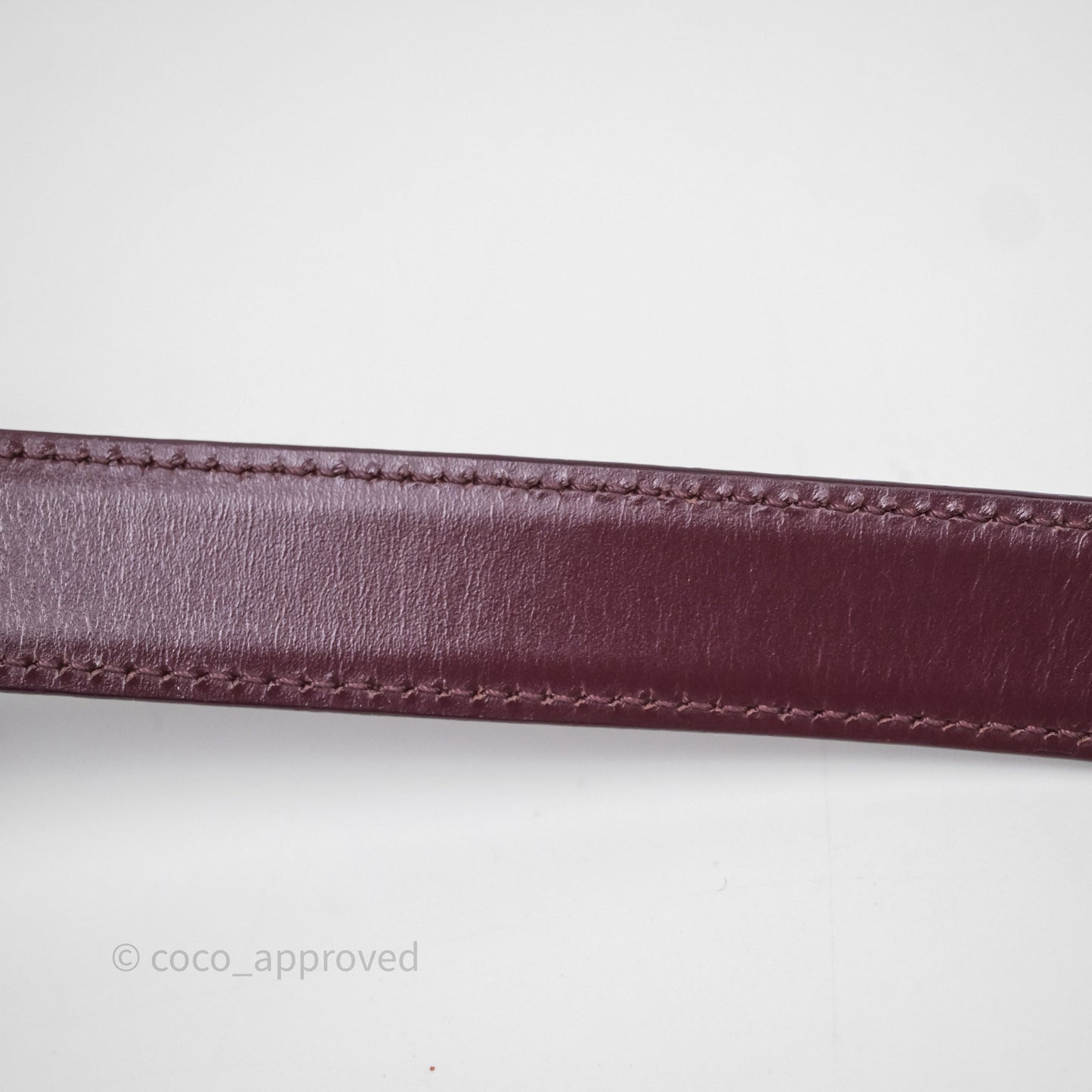Celine Medium Triomphe Acai Burgundy Shiny Calfskin Gold Hardware