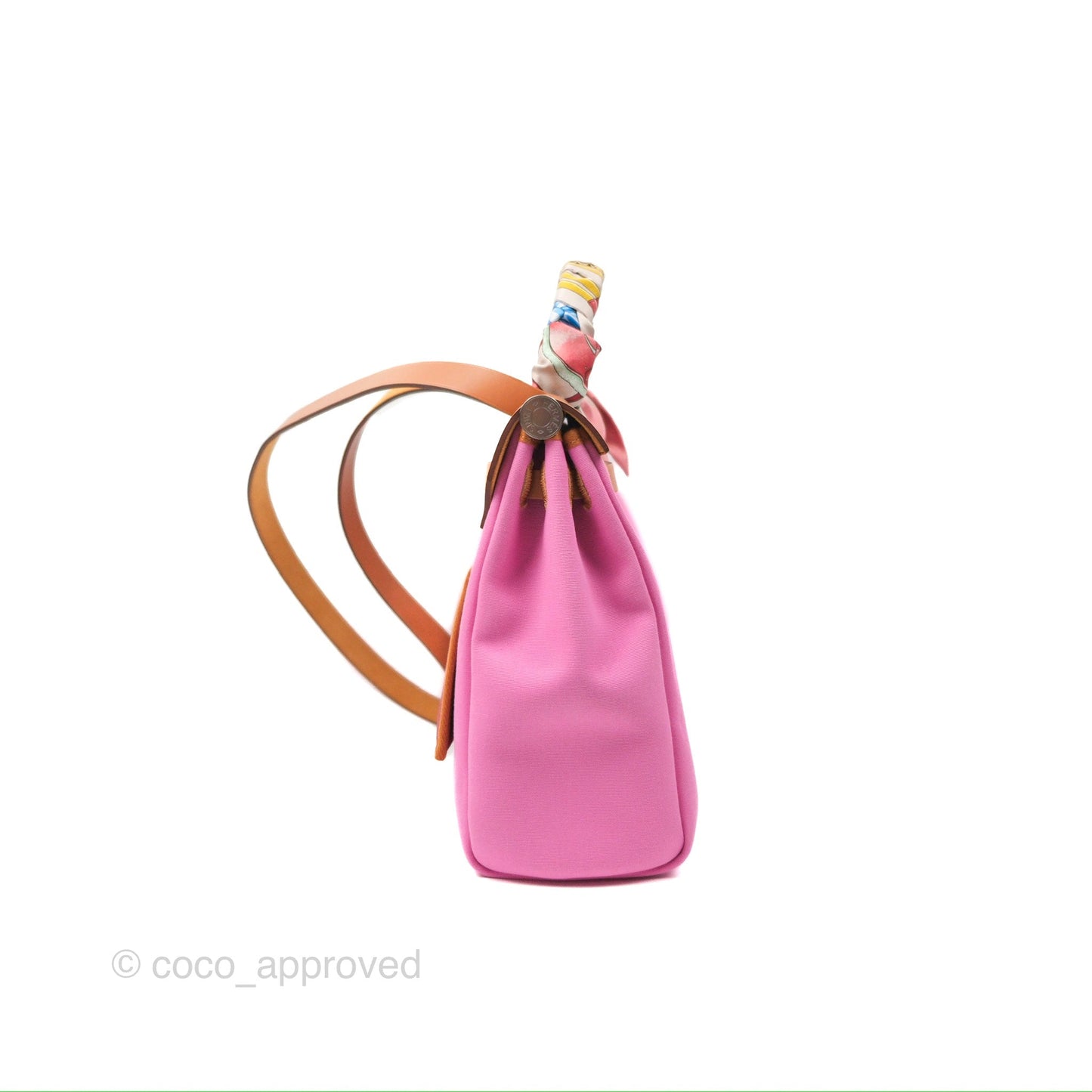 Hermès Herbag Zip 31 Retourne Rose Bubblegum Rubis Nature Canvas Palladium Hardware