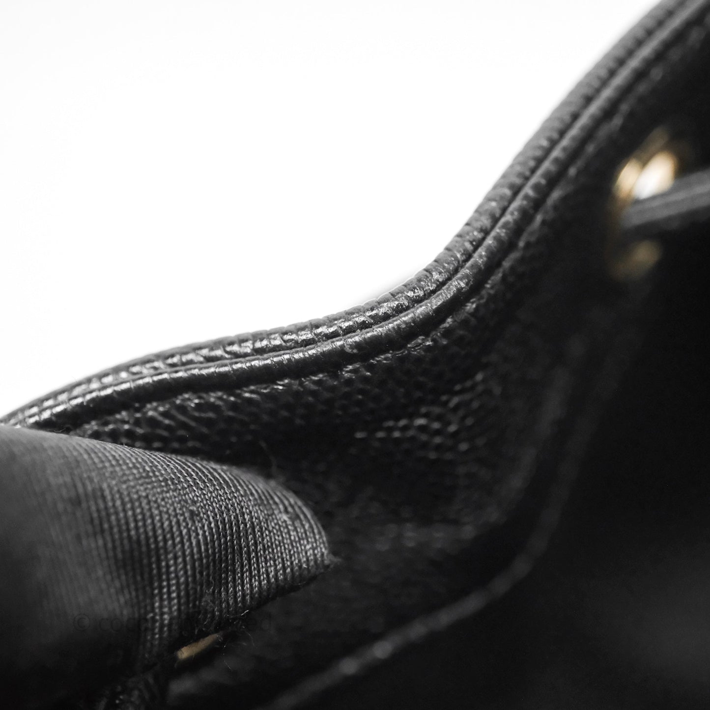 Chanel Quilted Business Affinity Backpack Black Caviar Gold Hardware