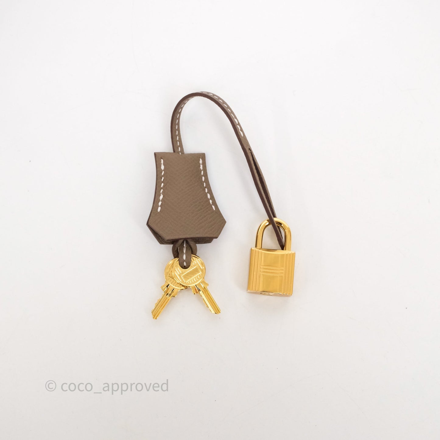 Hermès Kelly 25 Etoupe 18 Epsom Gold Hardware