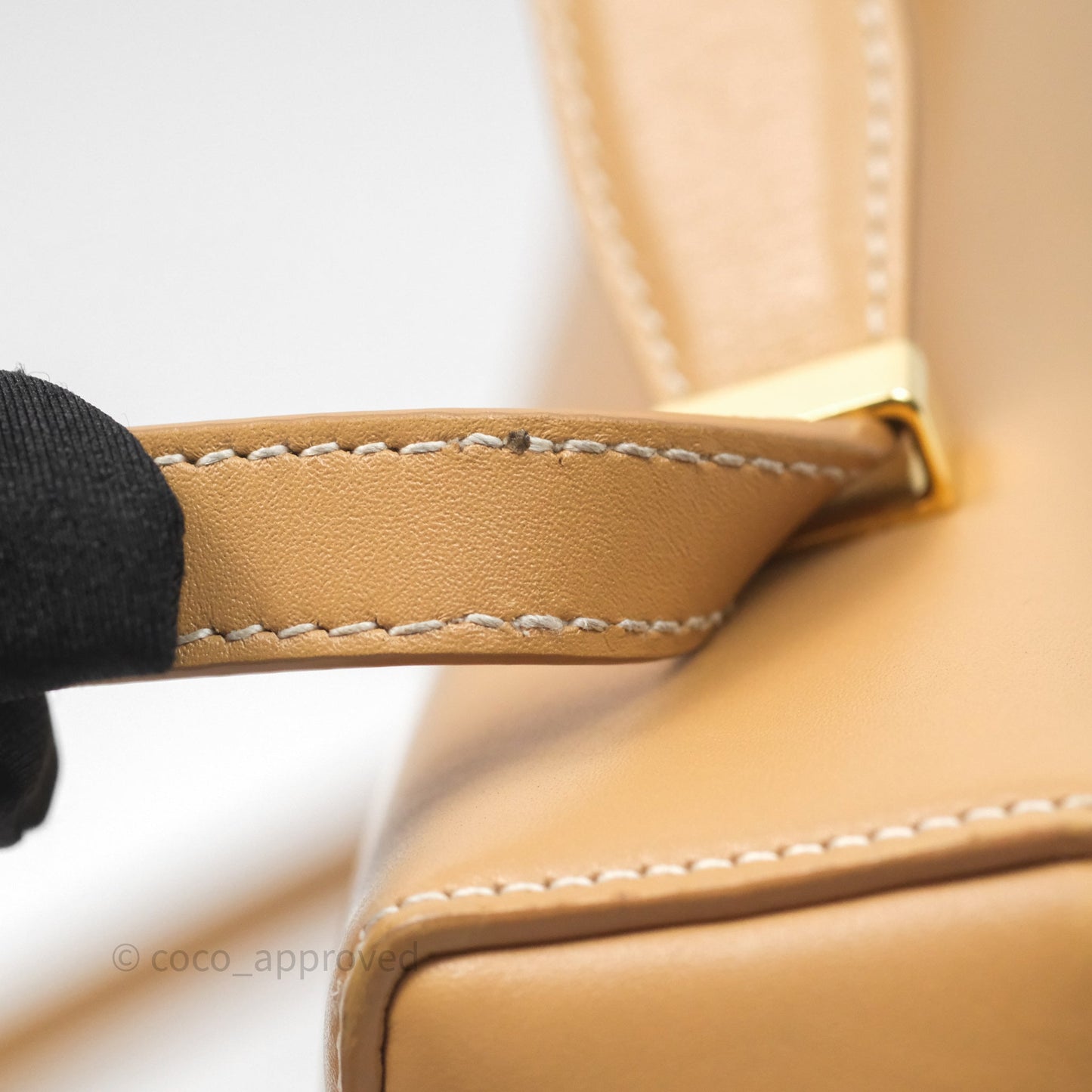 Loro Piana Extra Bag L27 Light Bamboo Calfskin Gold Hardware