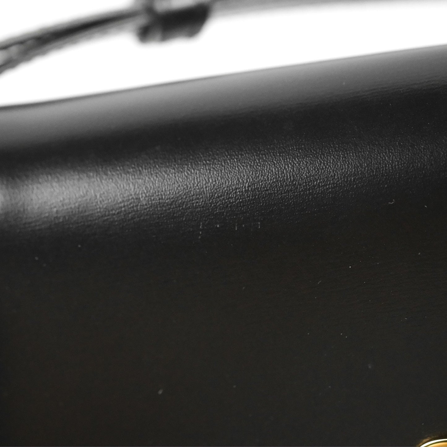 Celine Triomphe Shoulder Bag Black Calfskin