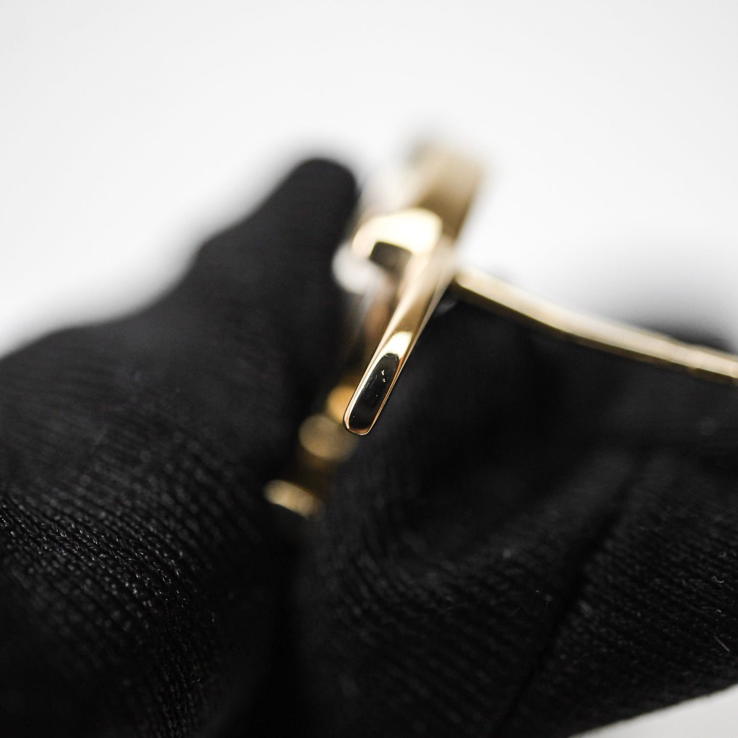 Chanel Double Crystal CC Earrings Silver & Gold Tone 21A