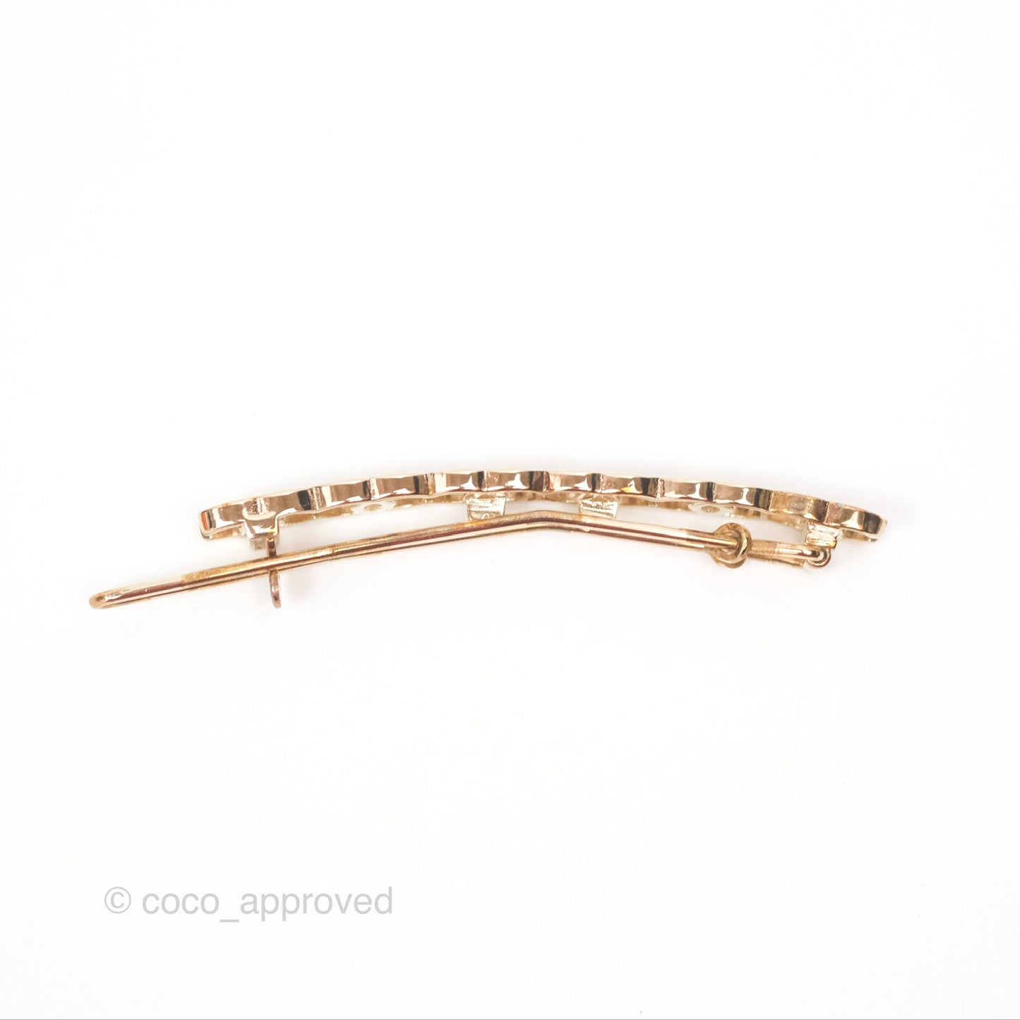 Chanel CC Hair Clip Gold Tone 21A