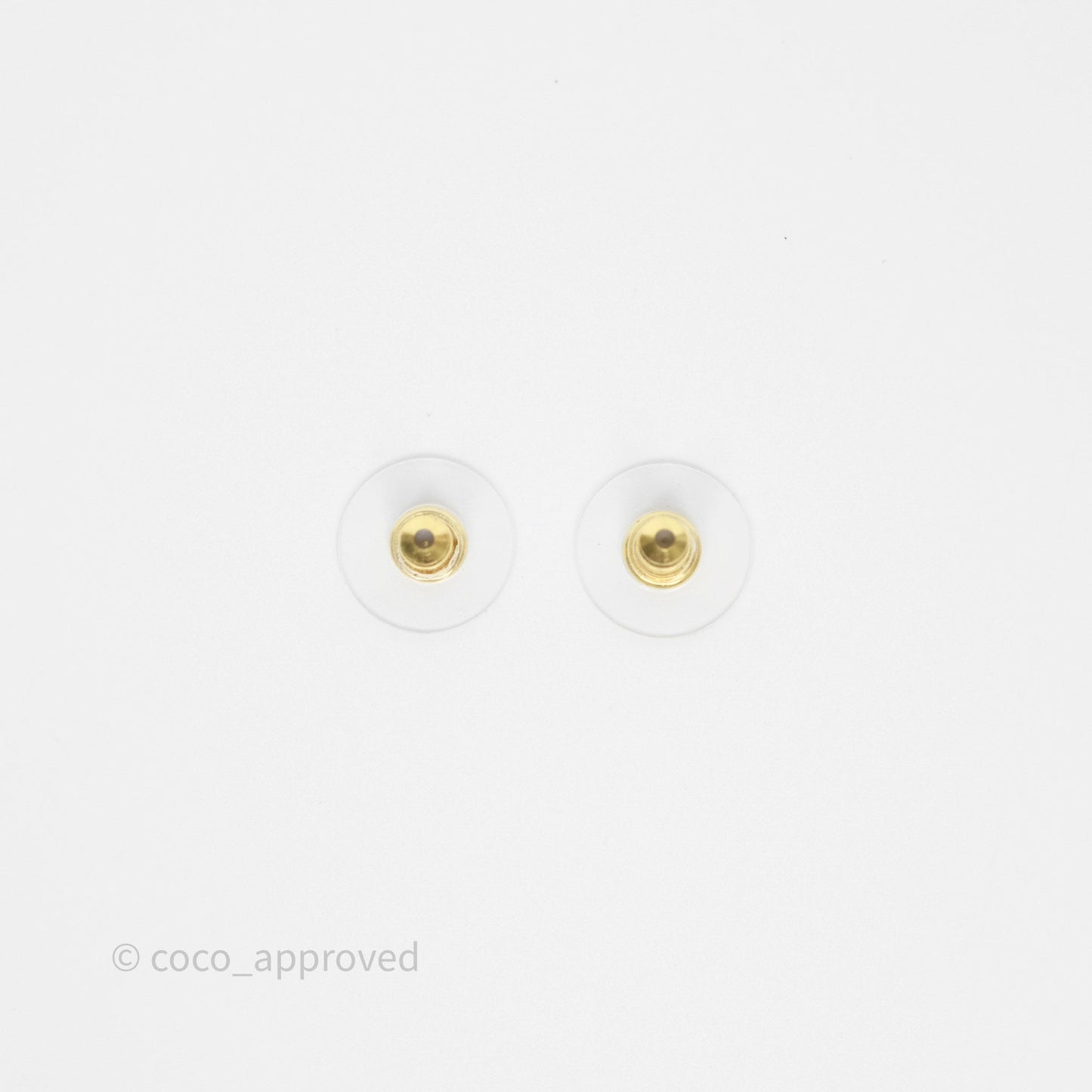 Chanel CC Heart Earrings Pink Crystals Gold Tone 24S