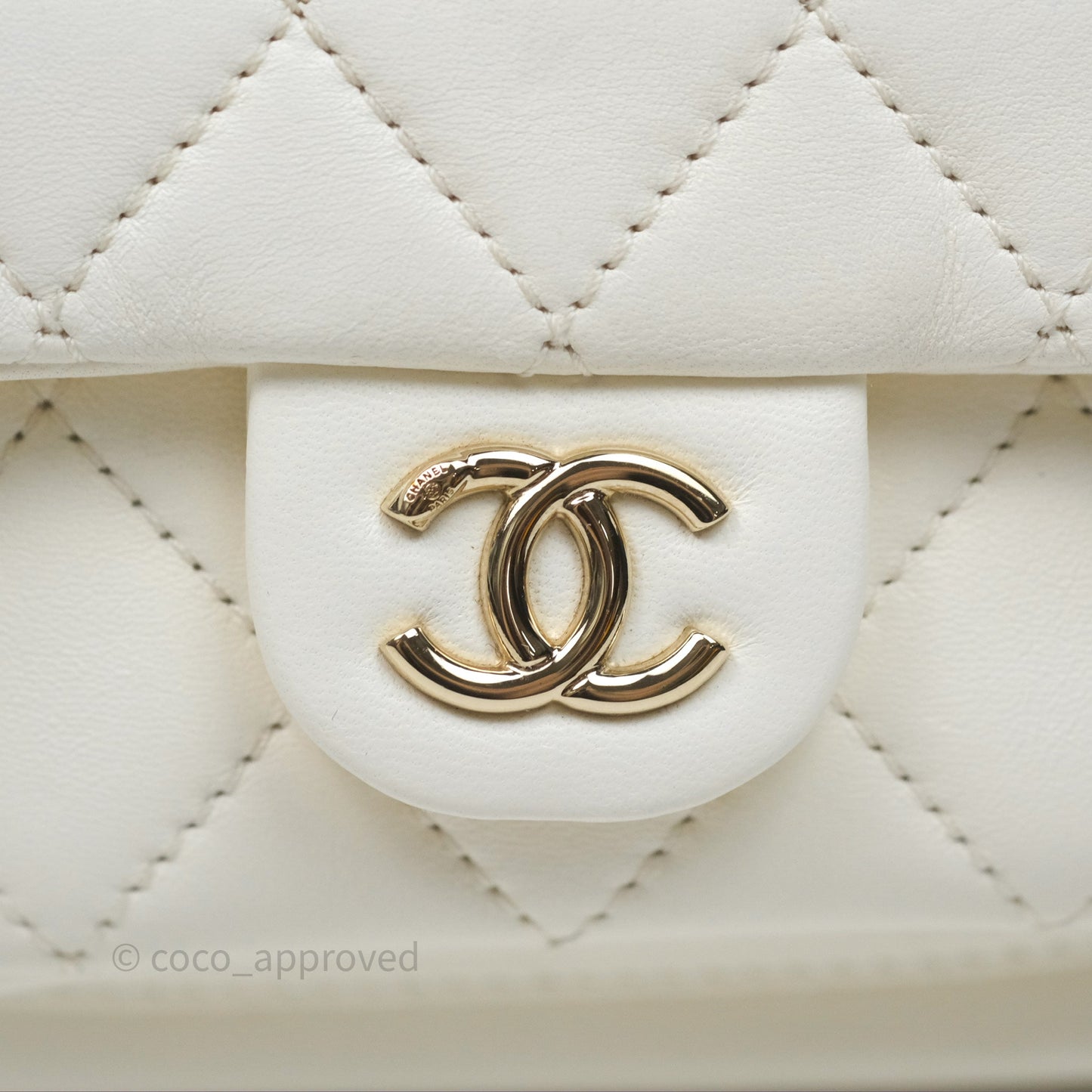Chanel Quilted Small Duma Drawstring Backpack White Calfskin Gold Hardware