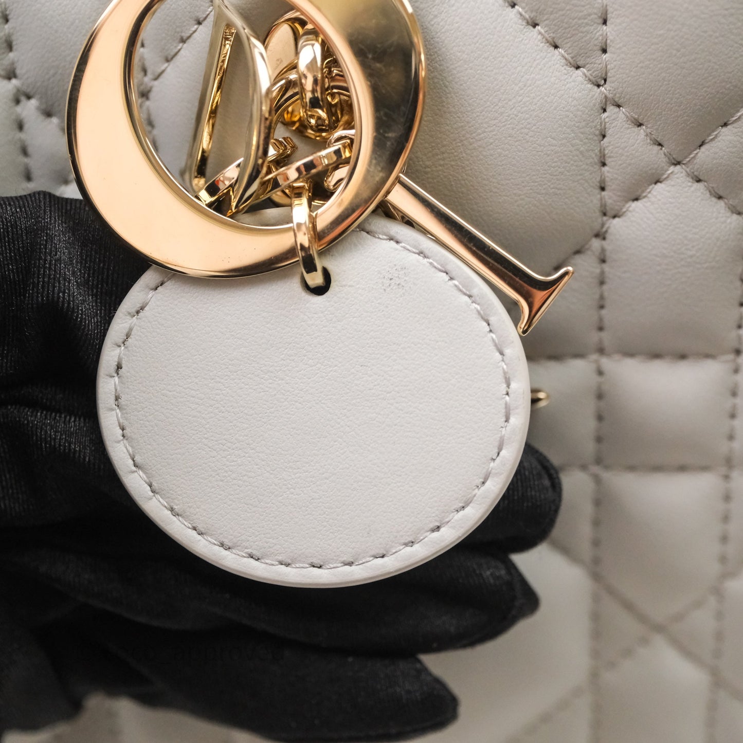 Christian Dior Small Dior Book Tote Cloud Gray Macrocannage Calfskin