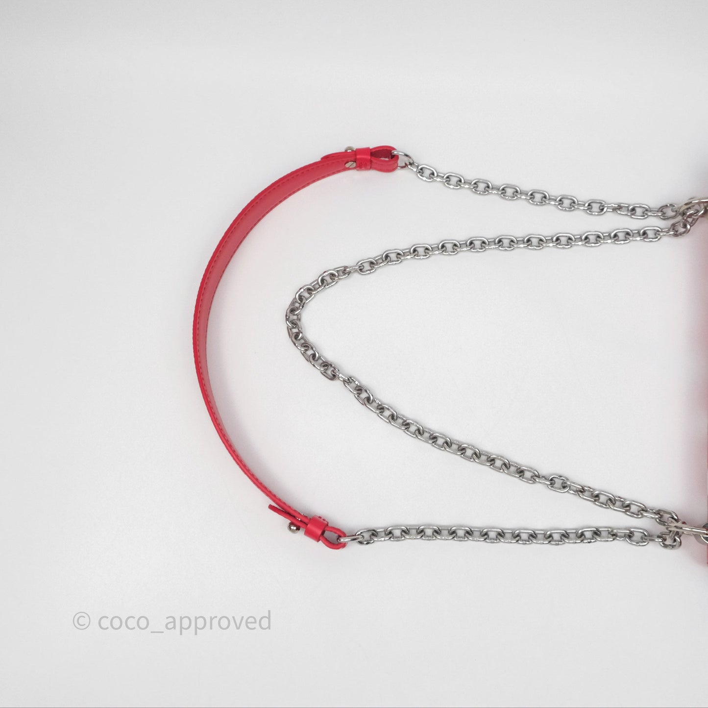 Louis Vuitton x Yayoi Kusama Twist MM Red/ White Epi Silver Hardware