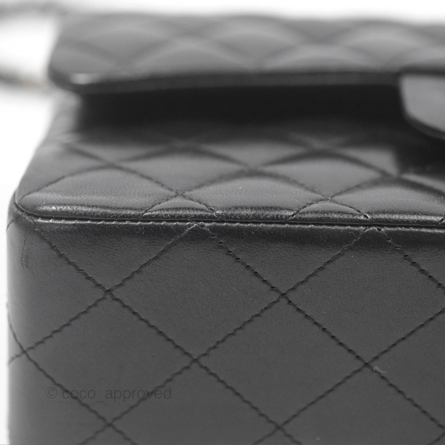 Chanel Small S/M Classic Flap Black Lambskin Silver Hardware