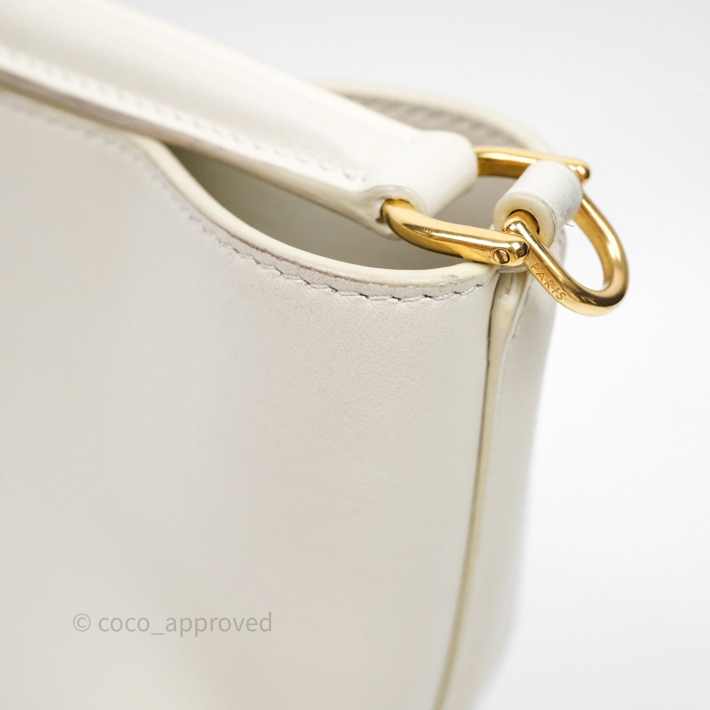 Celine Teen Bucket 16 Bag Ivory White Calfskin
