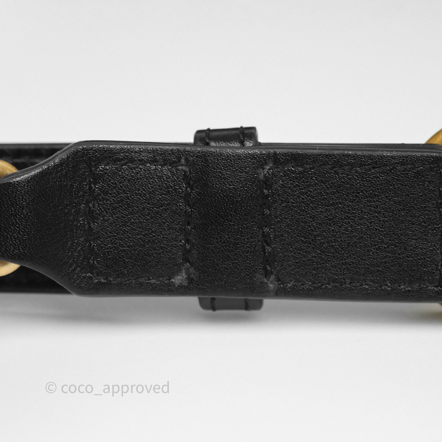 Chanel Mini Moon Messenger Bag Black Calfskin Aged Gold Hardware