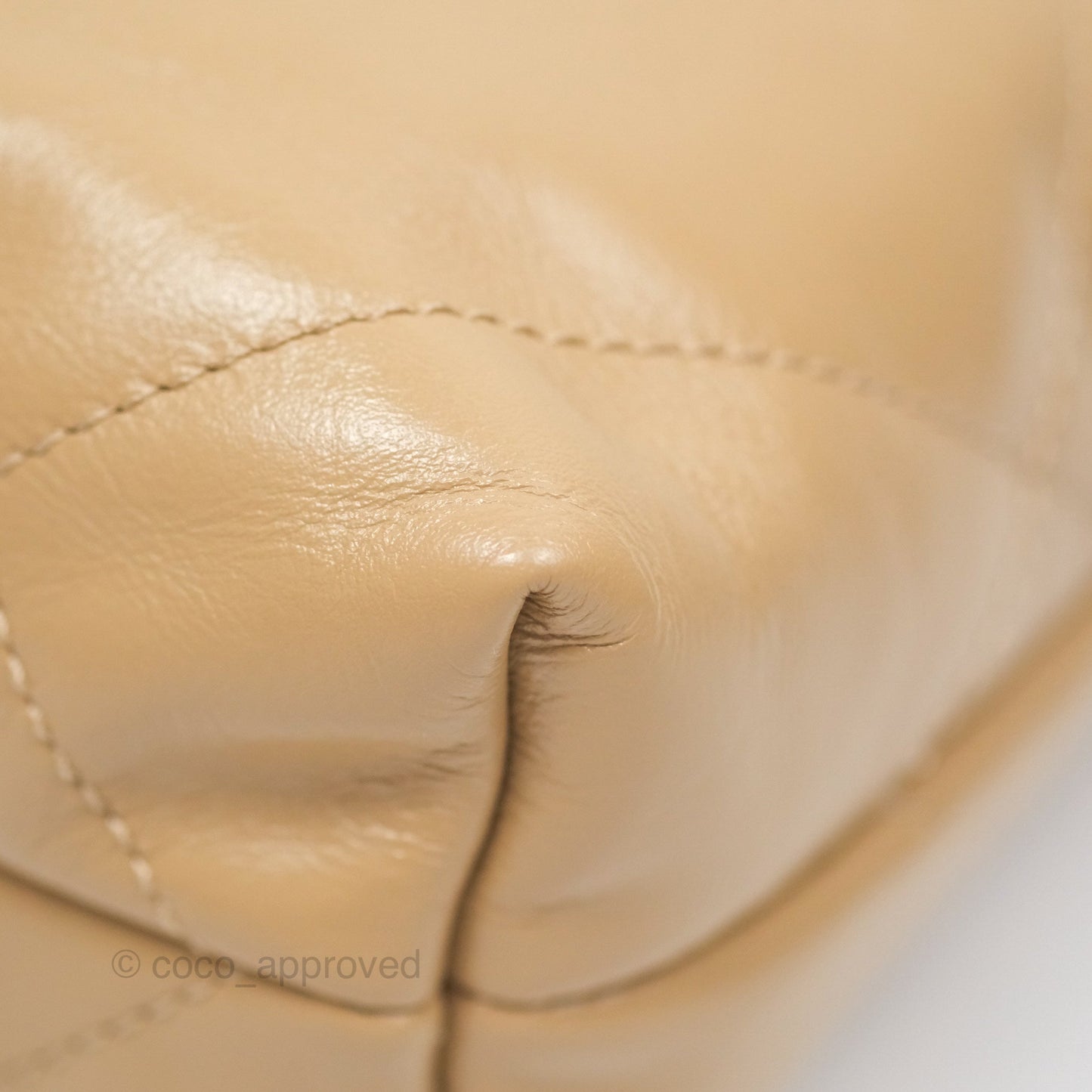 Chanel 22 Mini Bag Beige Shiny Crumpled Calfskin