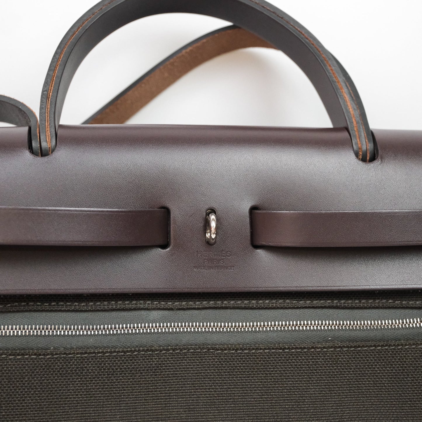 Hermès Herbag Zip 31 Dark Bronze Ebene 46 Palladium Hardware